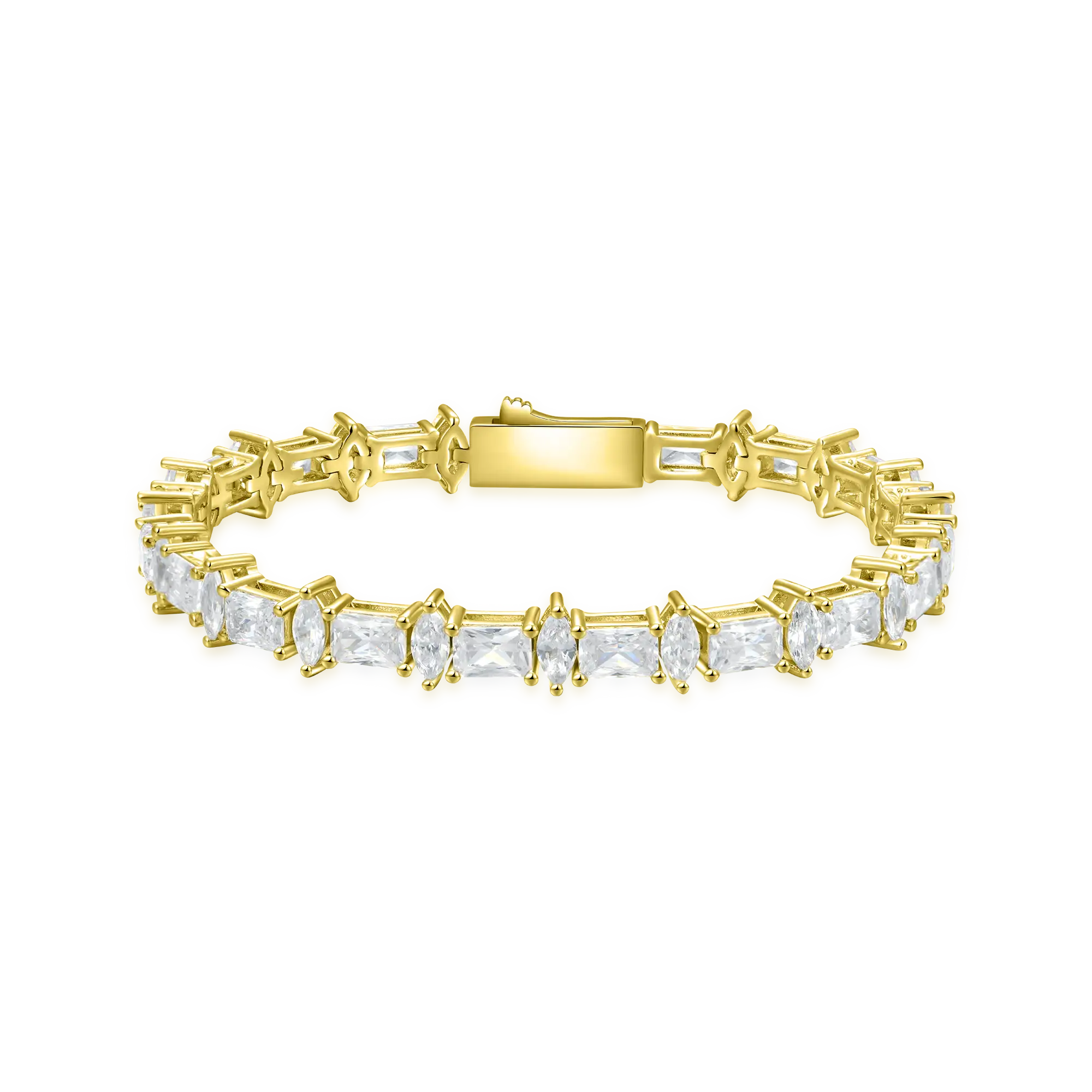 Moissanite Refined Luster Tennis Bracelet - 6mm