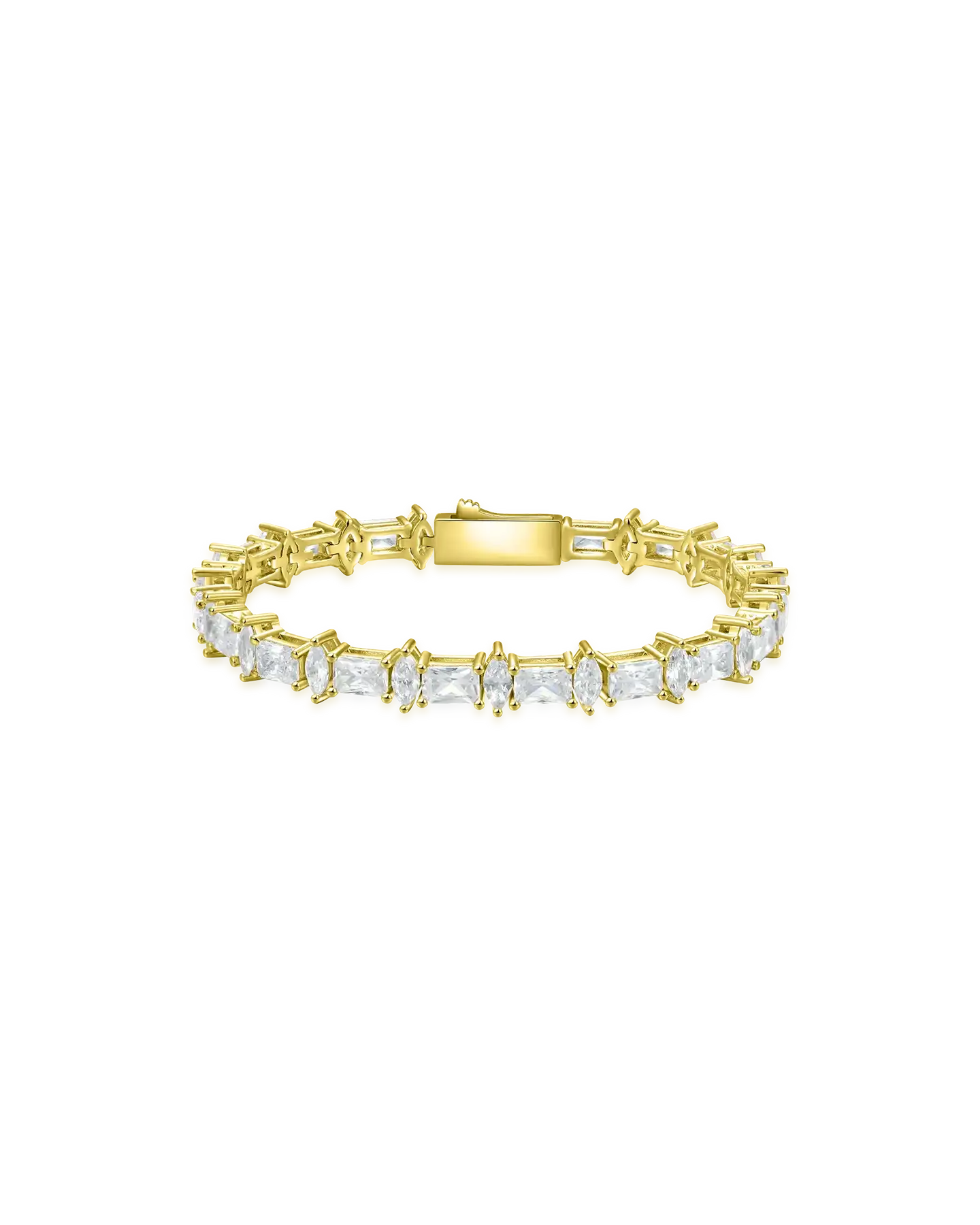 Refined Luster Tennis Bracelet - 6mm