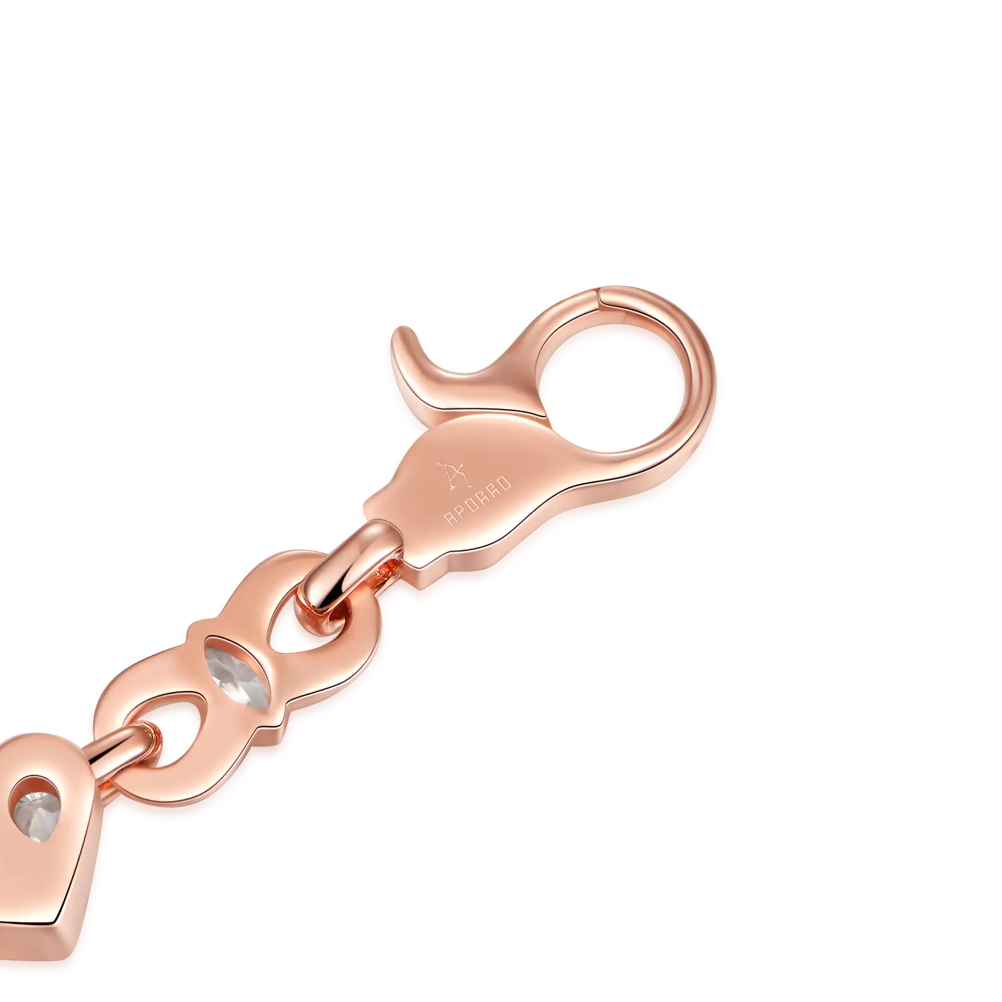 Women's Radiant Hearts Entwined Bracelet - 8mm