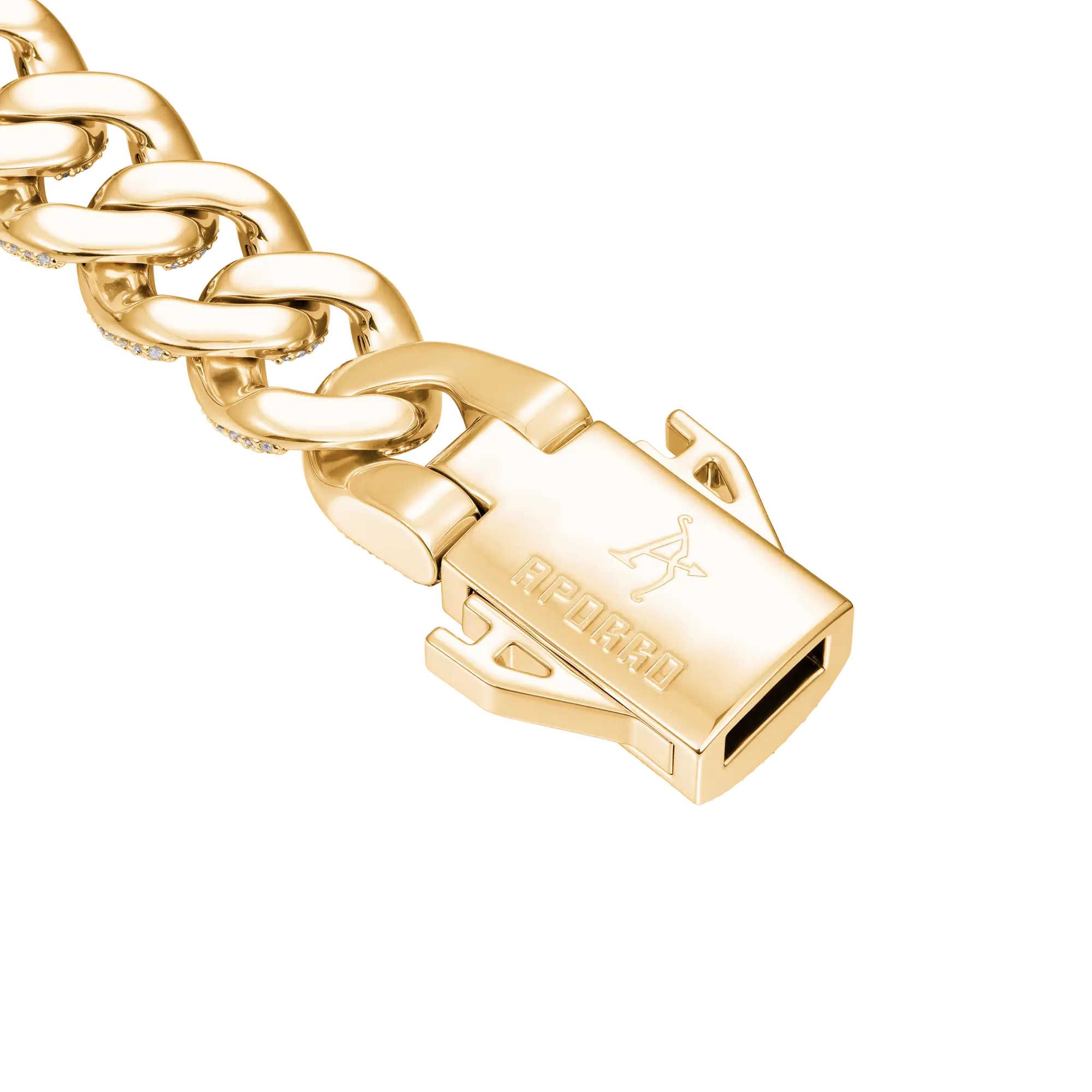 Round Cut Cuban Link Bracelet - 19mm