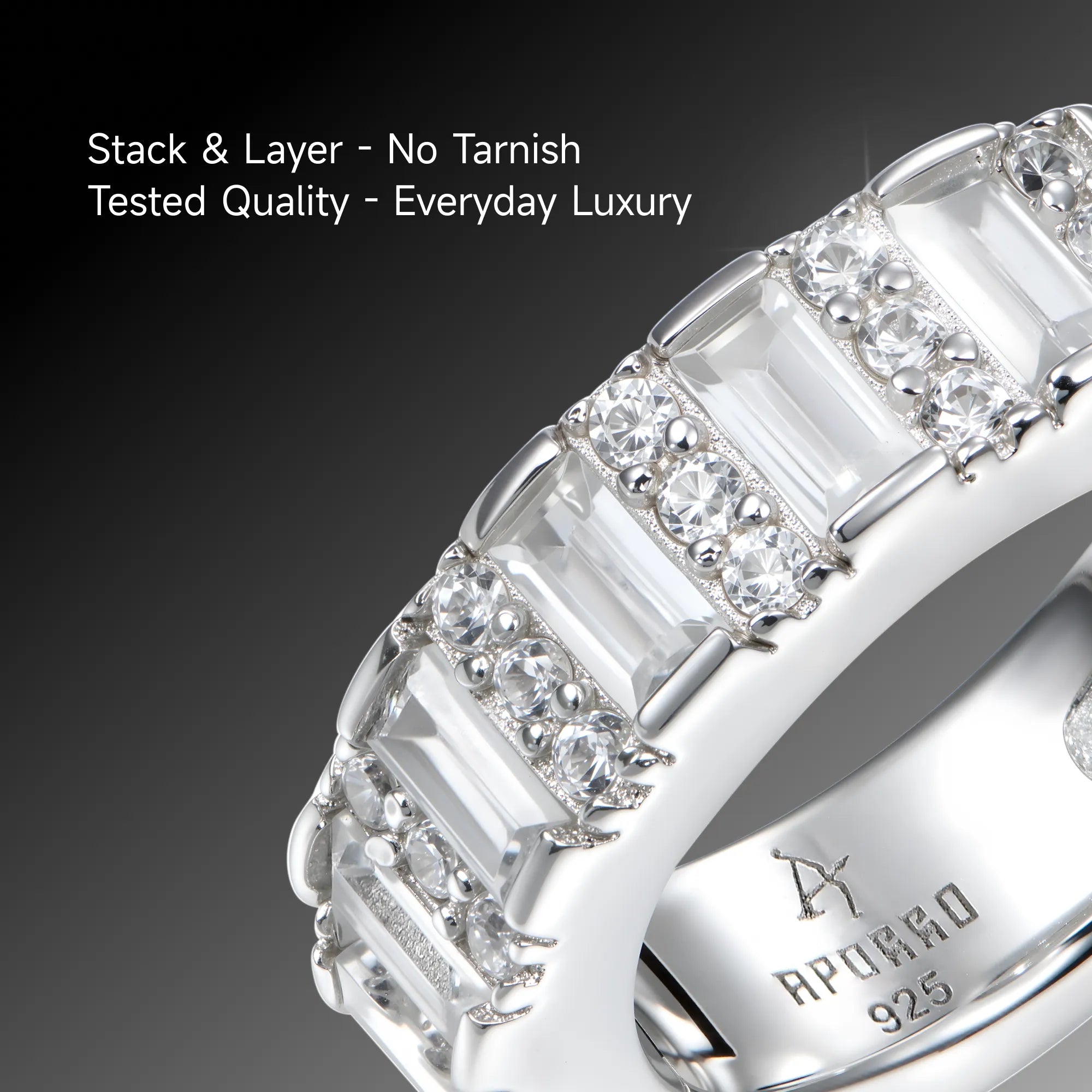 Single Baguettes Hoop Earring