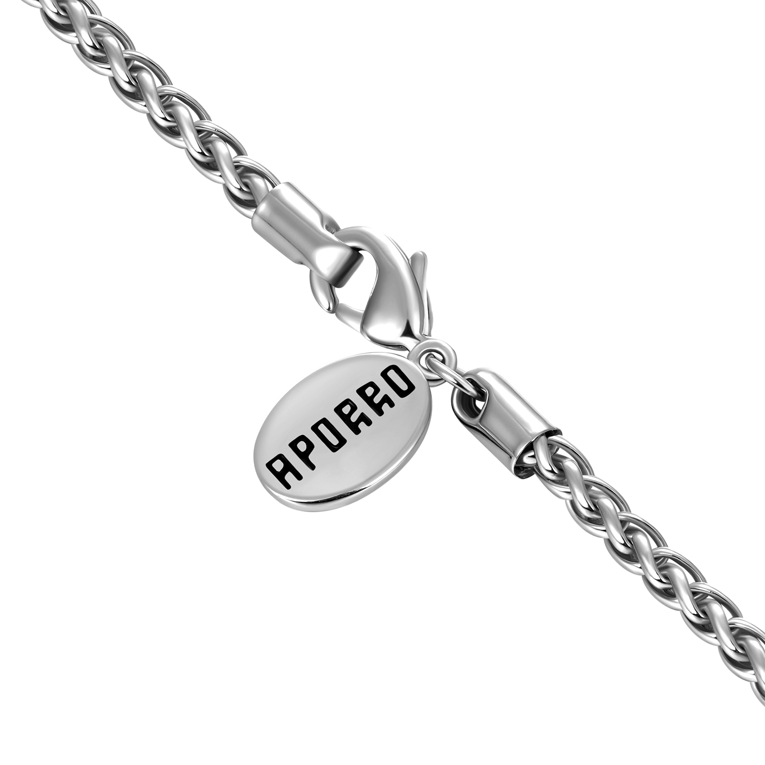 22" White Gold Franco Chain - 2.5mm