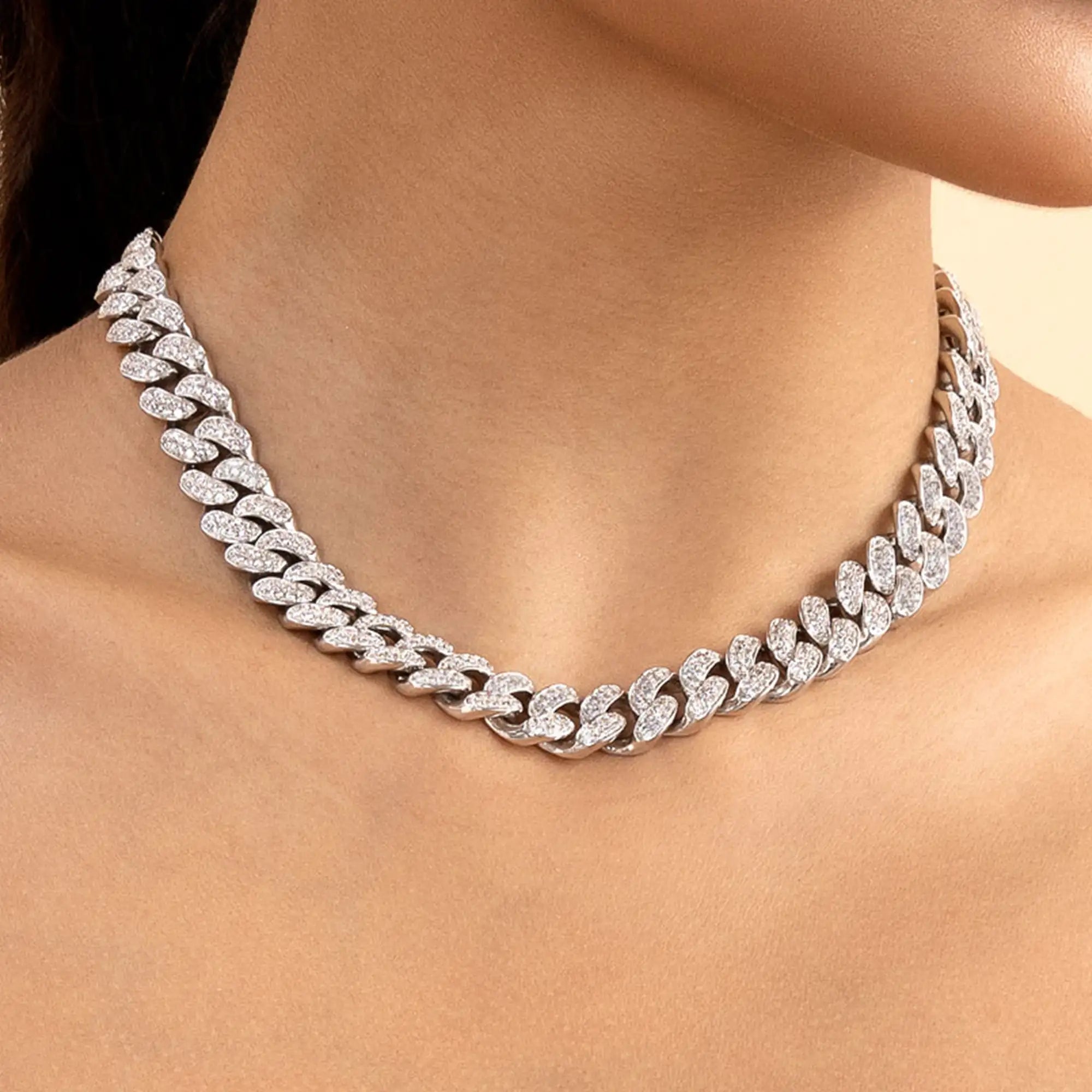 Women's Aporro A® Cuban Link Chain - 12mm