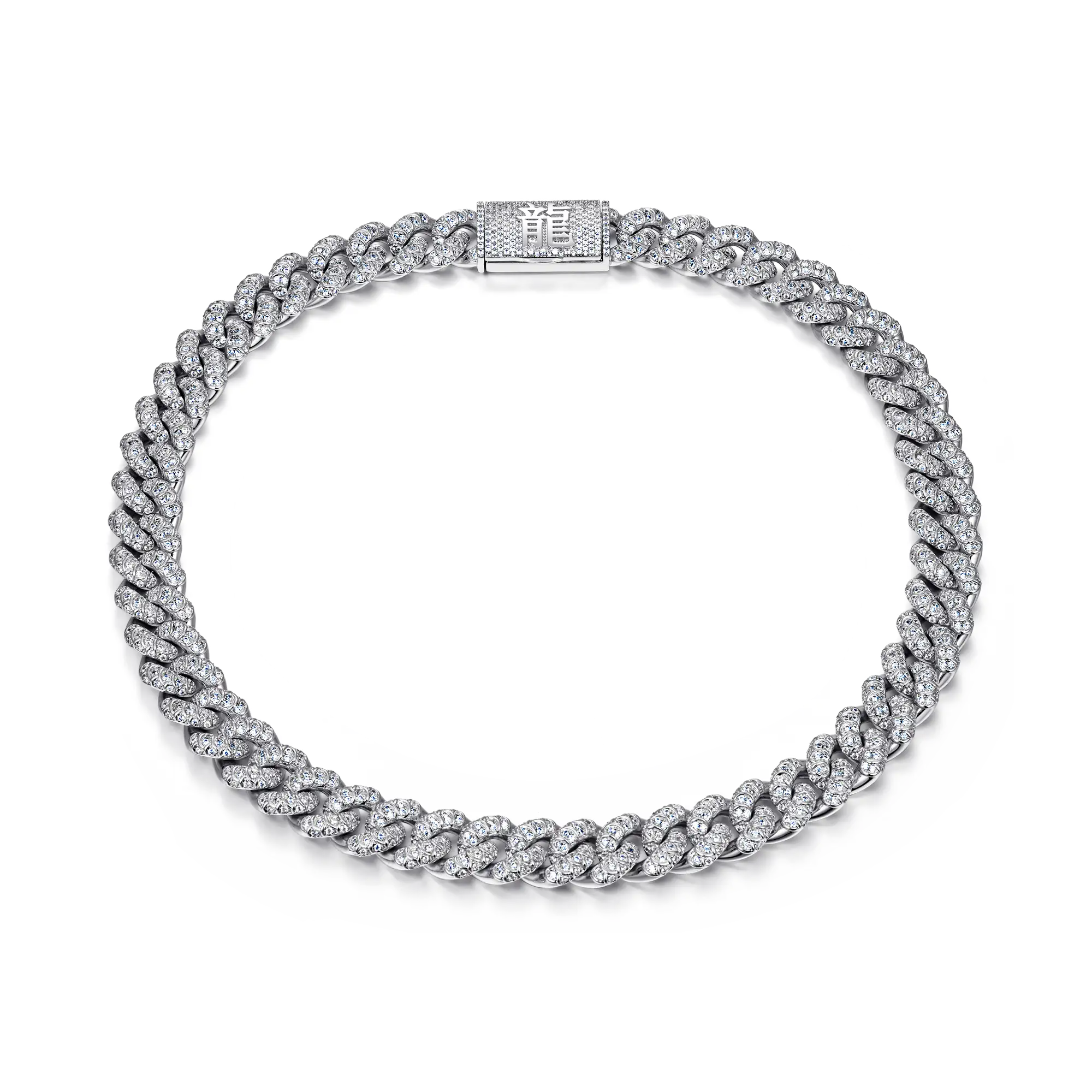 WONG Dragon Box Clasp Cuban Chain - 15mm