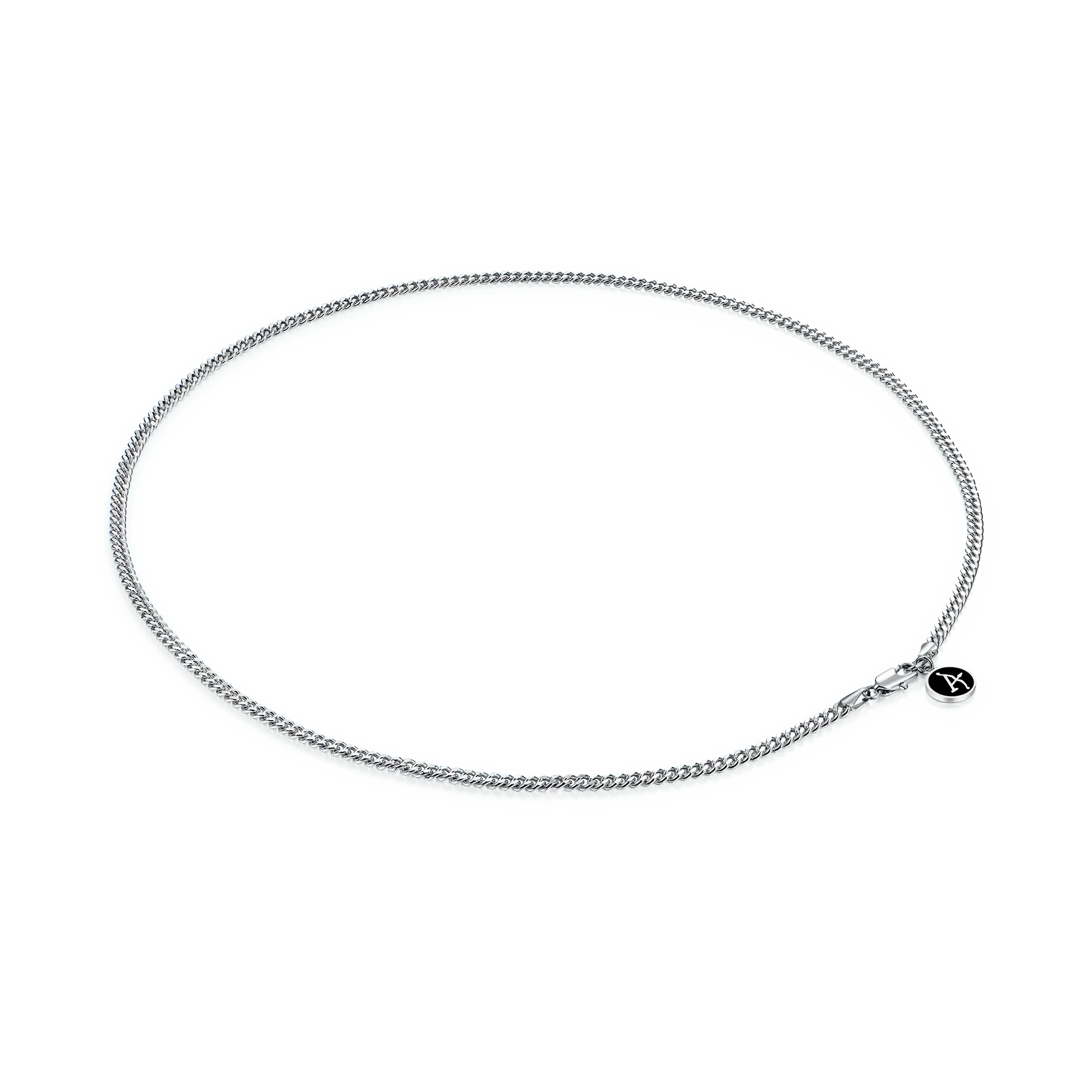 Women's 3.5mm&8mm Miami Micro Cuban Curb Chain - White Gold