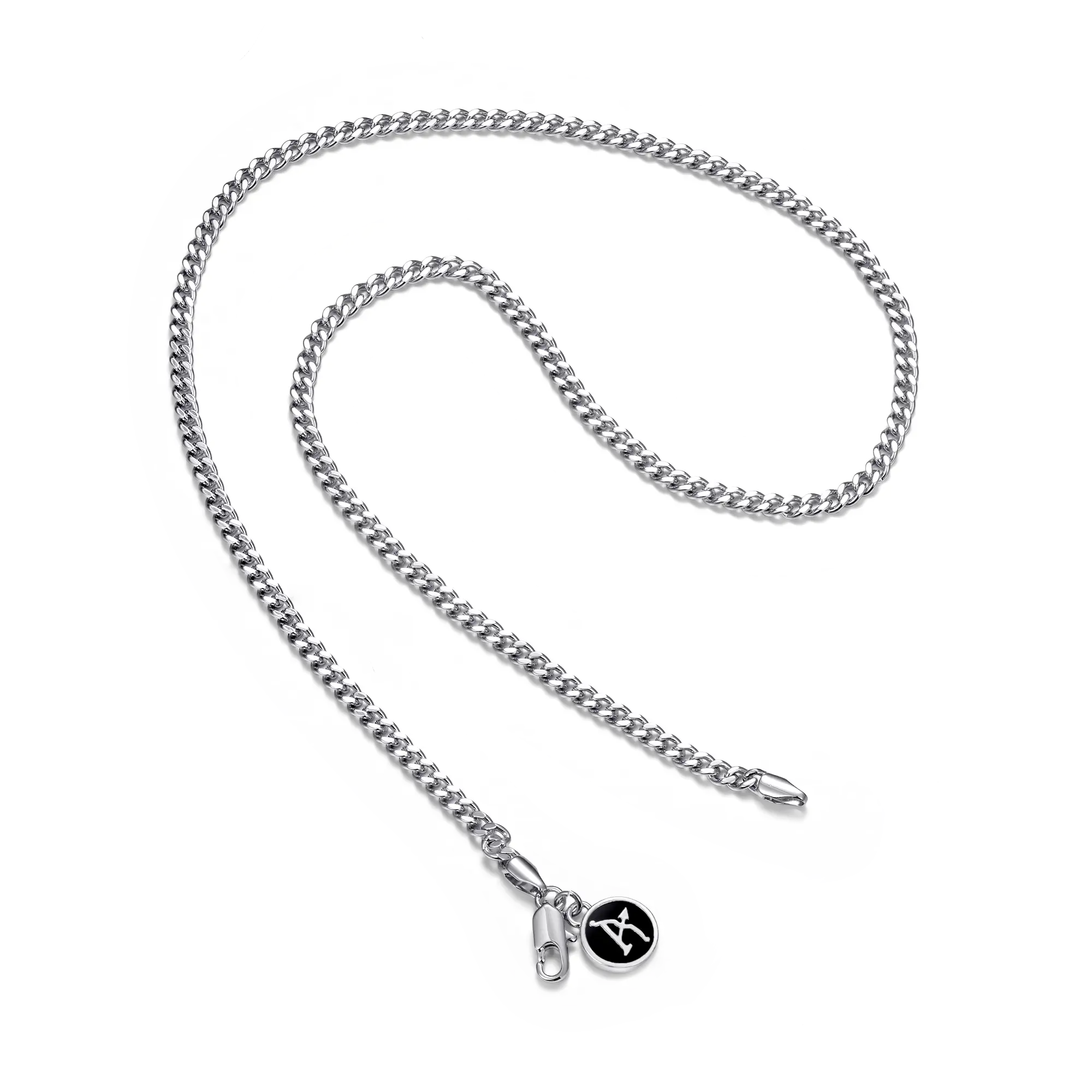 Women's 3.5mm&8mm Miami Micro Cuban Curb Chain - White Gold