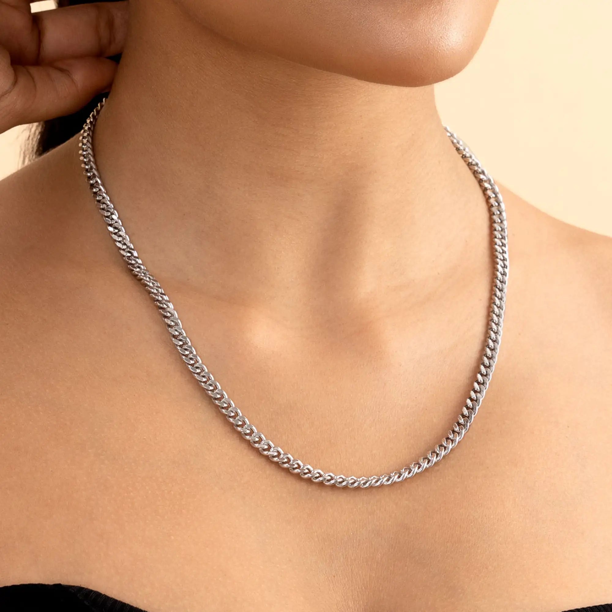 3.5mm Brass Miami Cuban Curb Chain