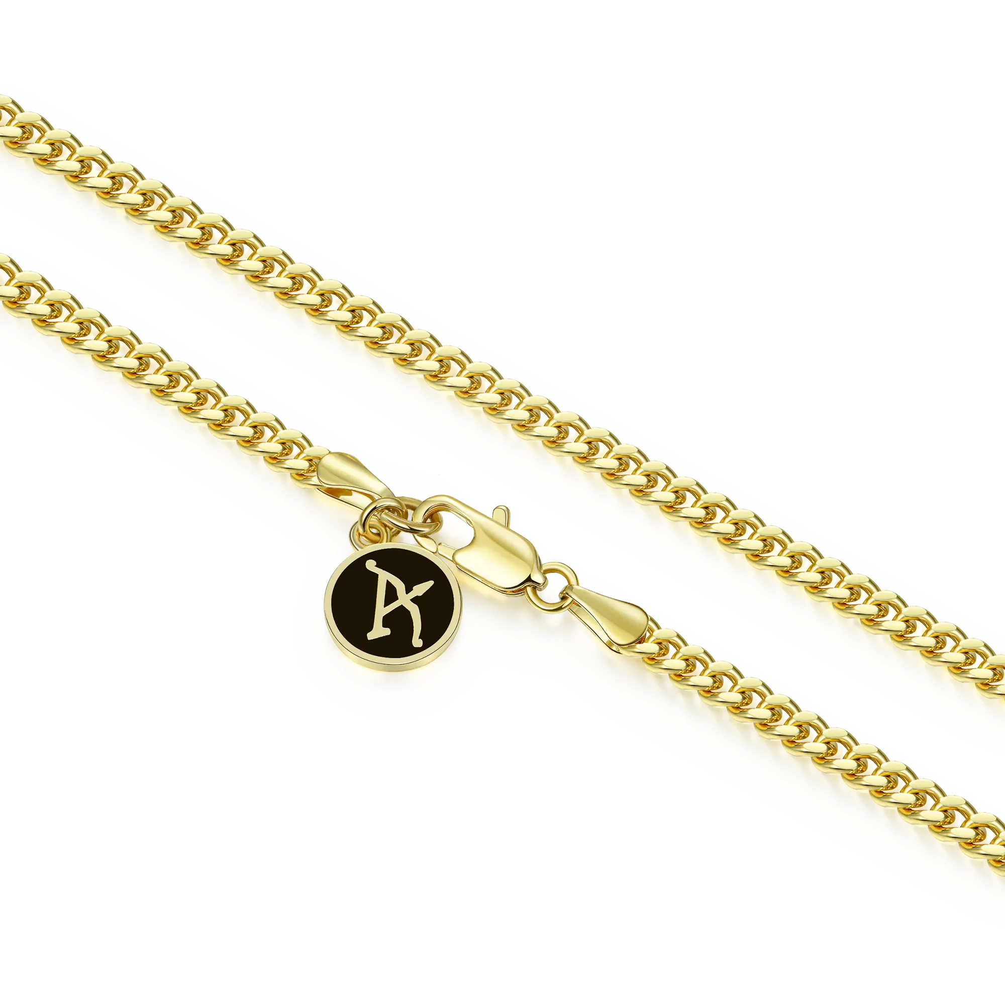 Women's 3.5mm&8mm Miami Micro Cuban Curb Chain - Yellow Gold