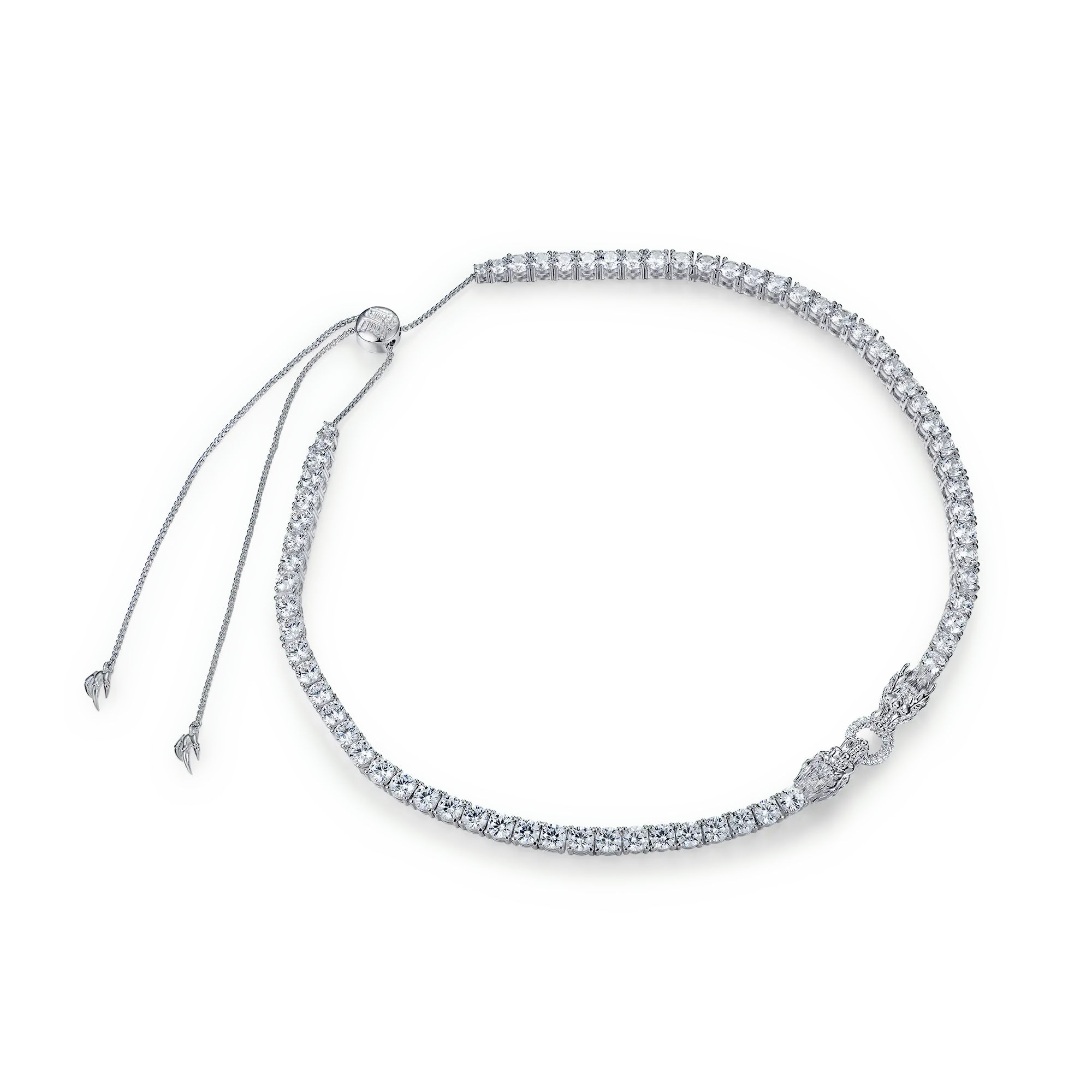 WONG Adjustable Double Dragon Tennis Chain - 5mm