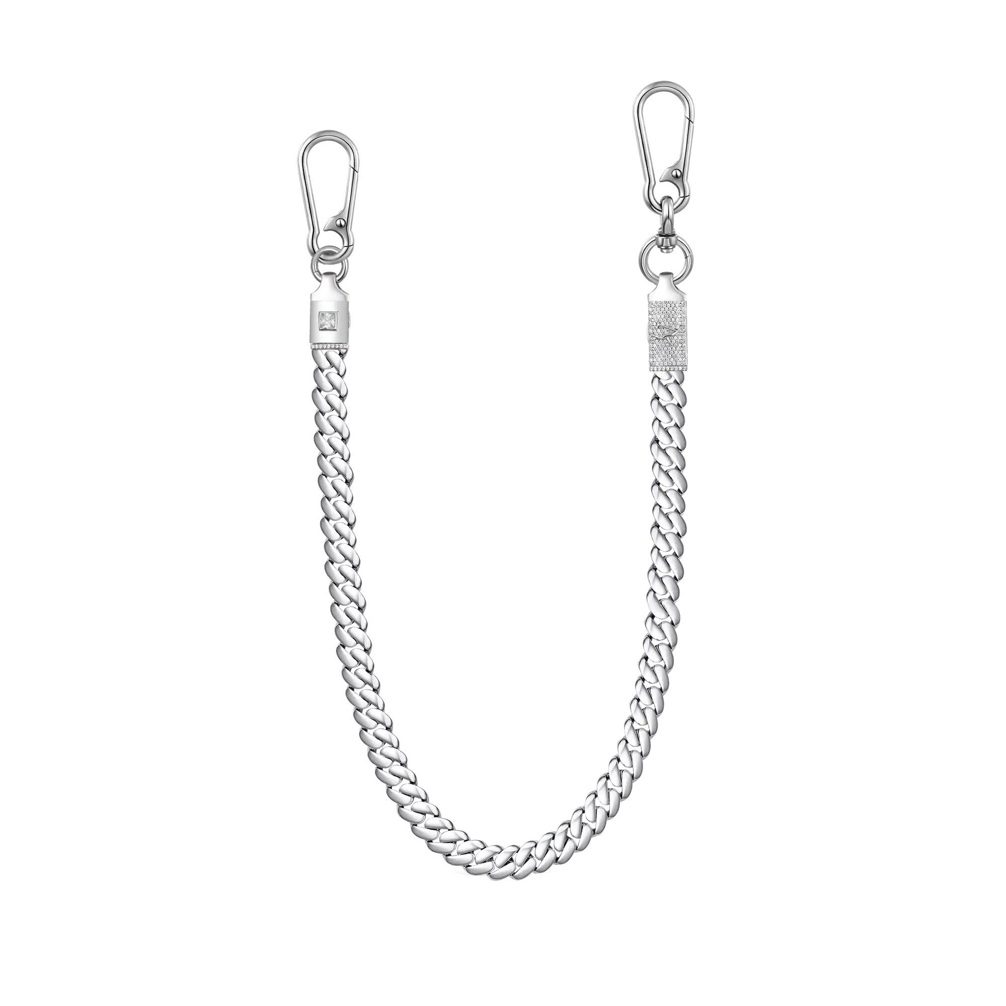 Solid Miami Cuban Chain & Wallet Chain - 12mm