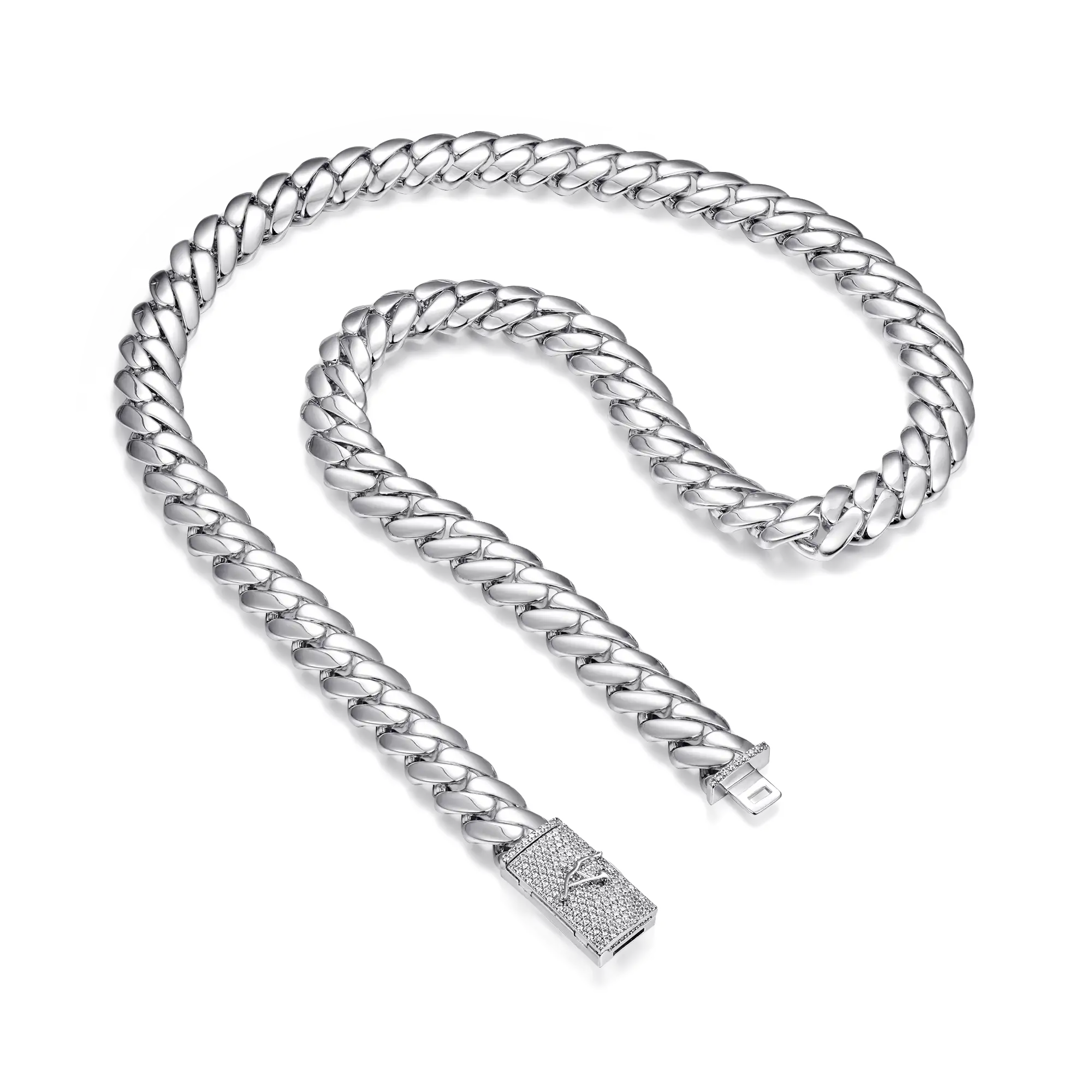 Solid Miami Cuban Chain - 12mm