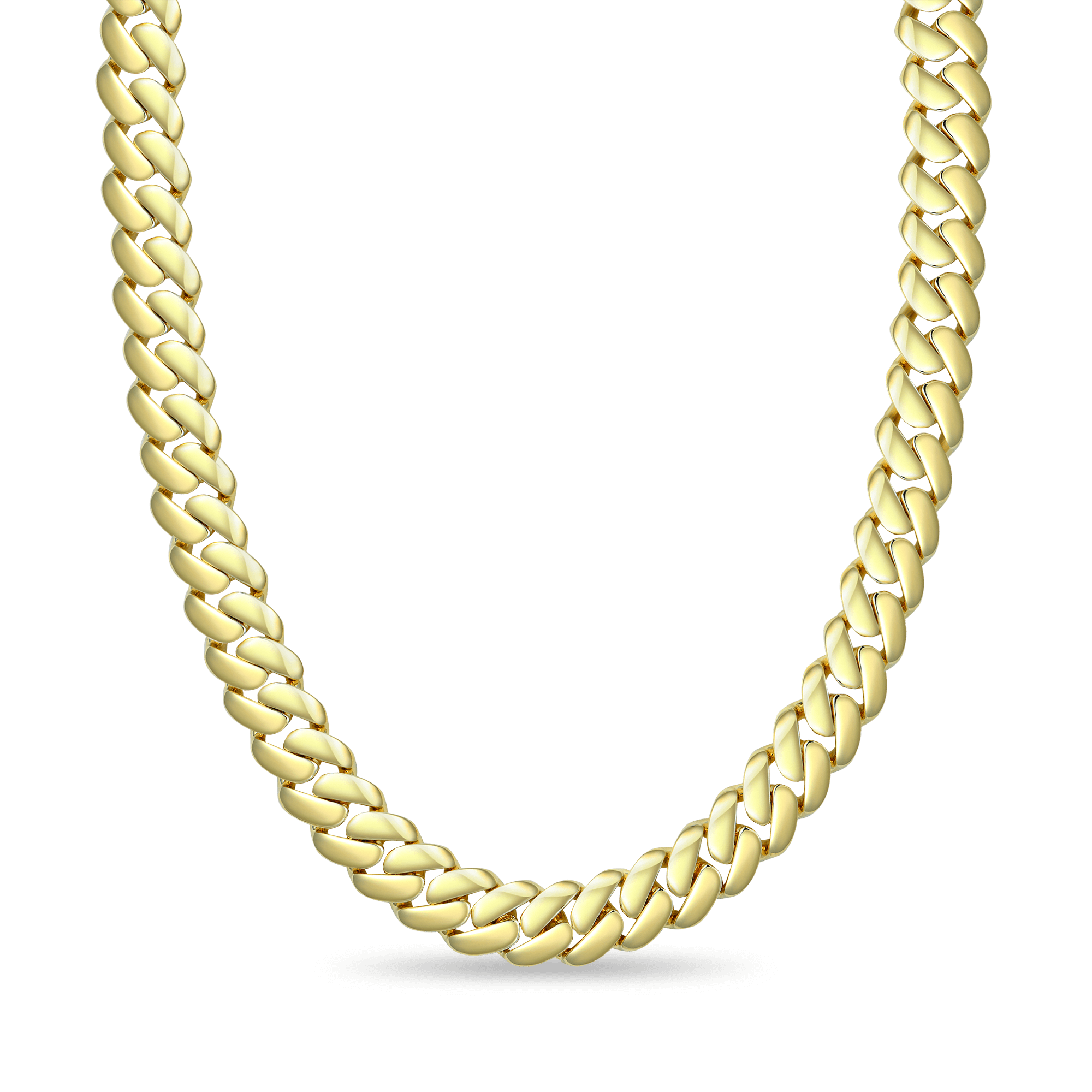 Solid Miami Cuban Chain - 12mm