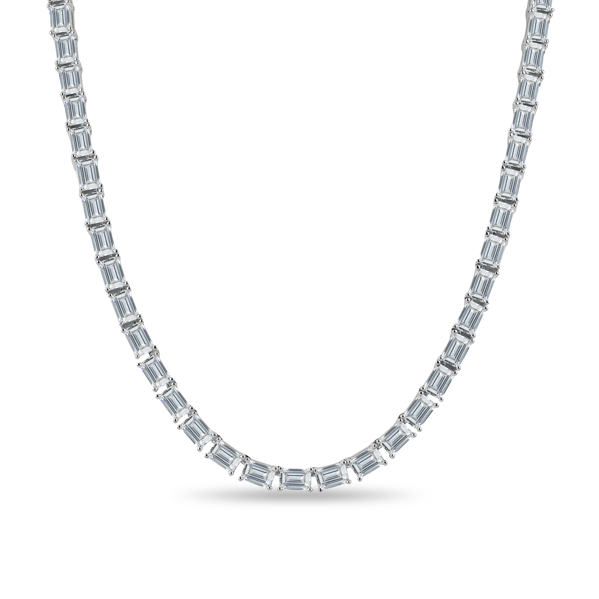 Emerald Cut Tennis Chain - 4mm