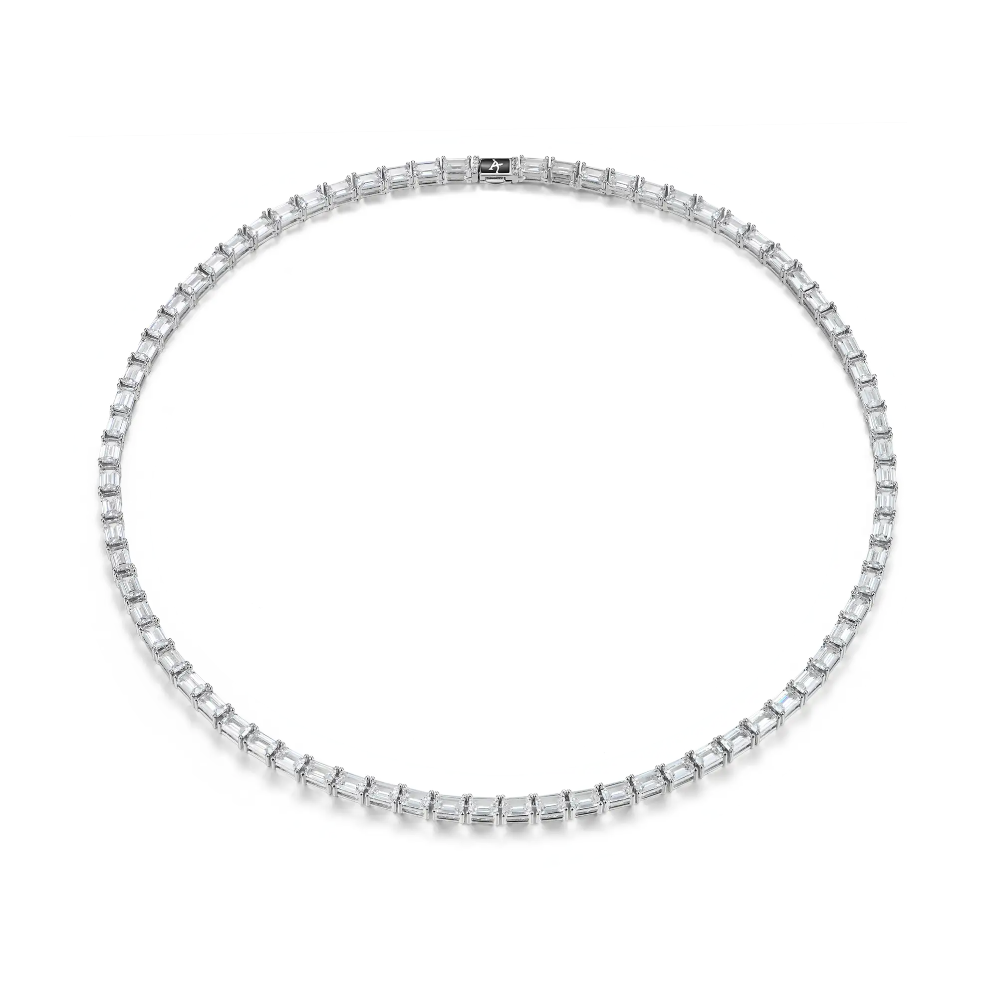 Emerald Cut Tennis Chain - 4mm