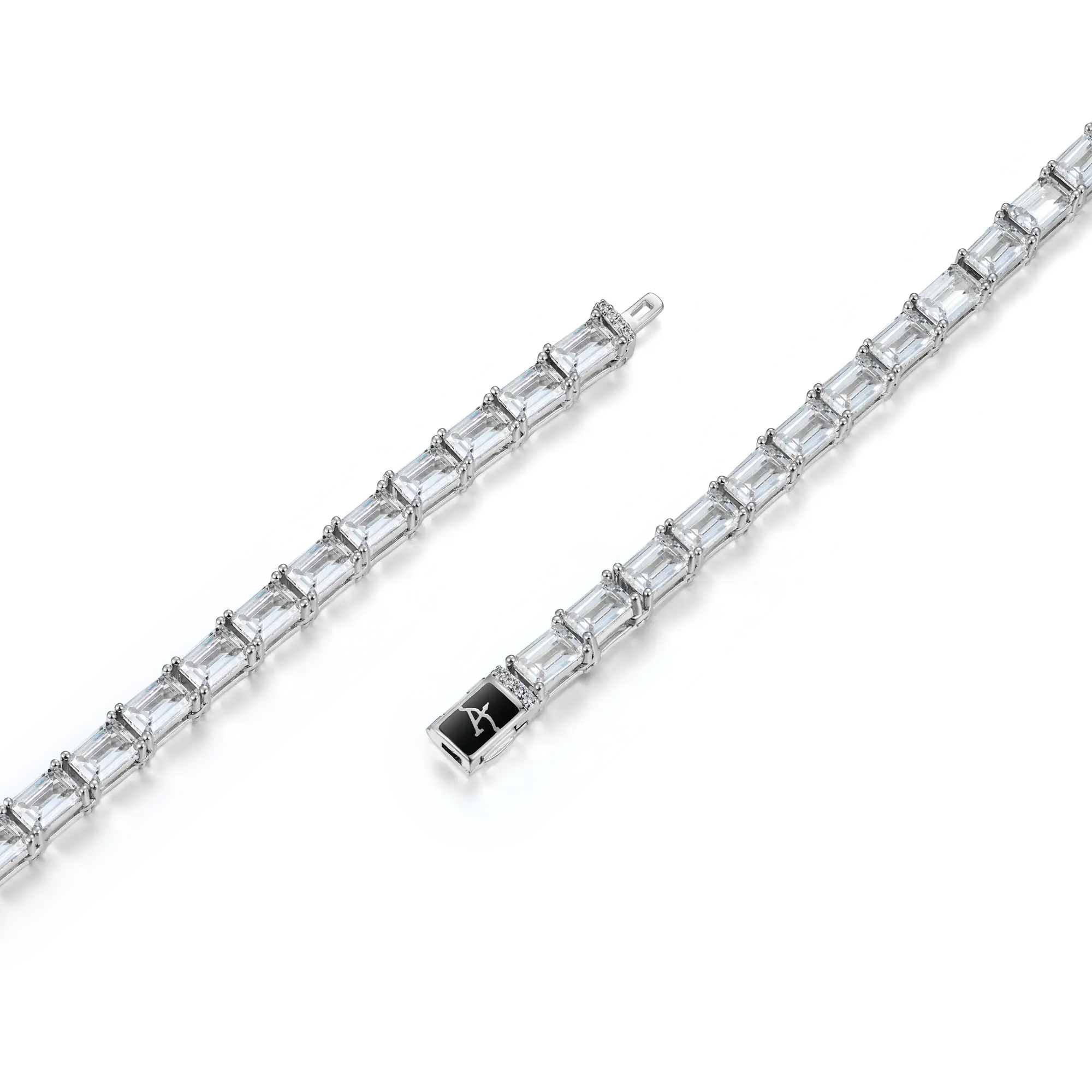 Emerald Cut Tennis Chain - 4mm