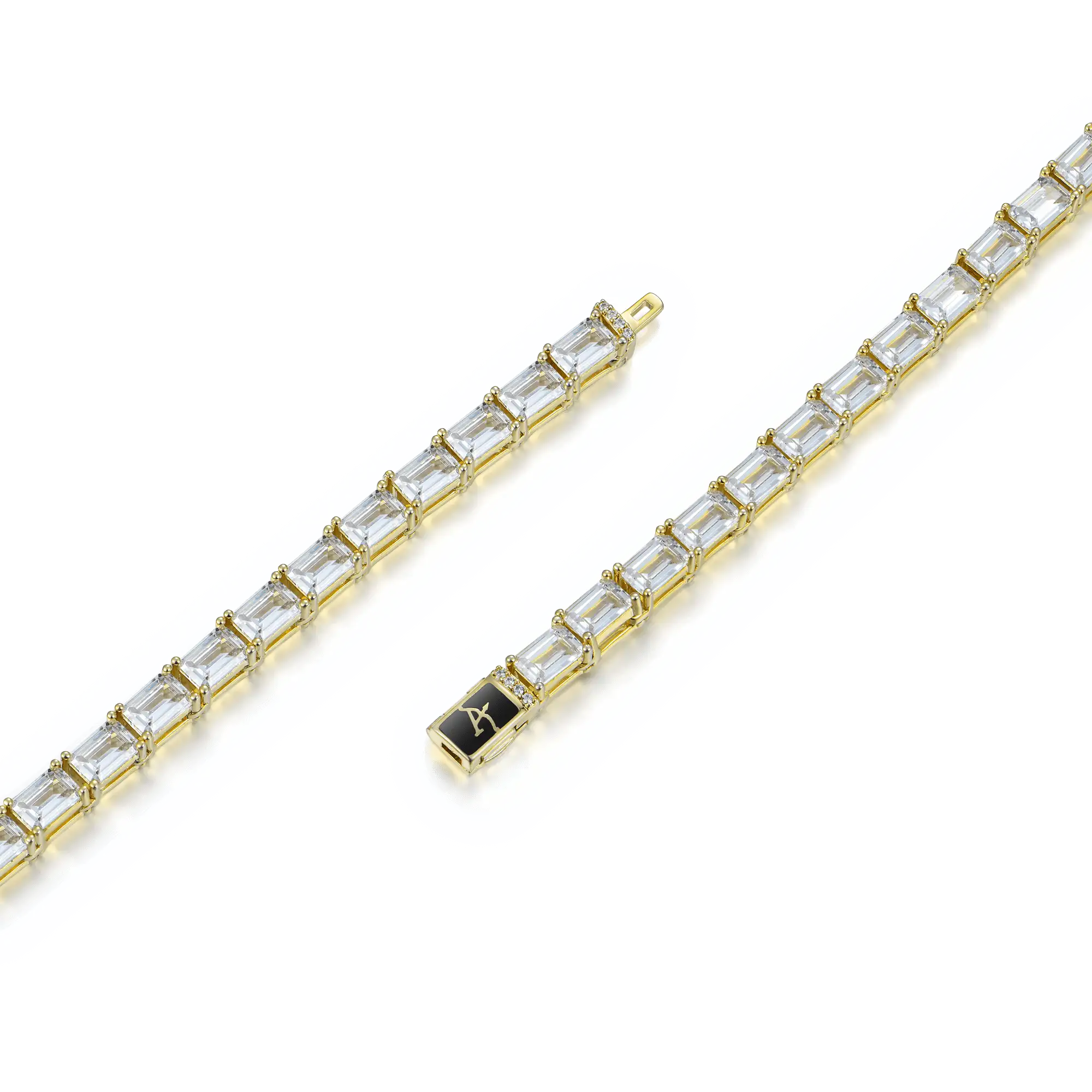 Emerald Cut Tennis Chain - 4mm