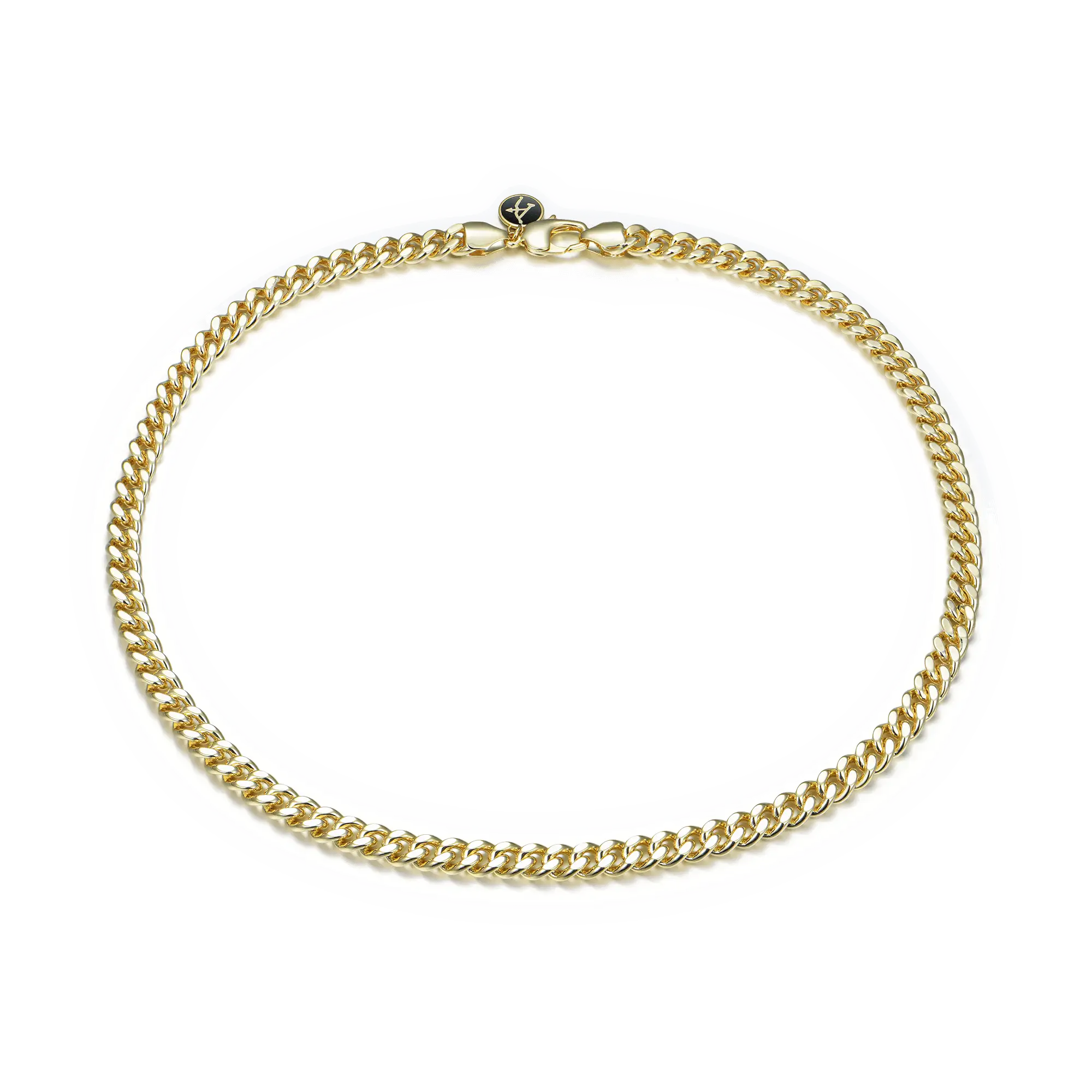 Women's 3.5mm&8mm Miami Micro Cuban Curb Chain - Yellow Gold