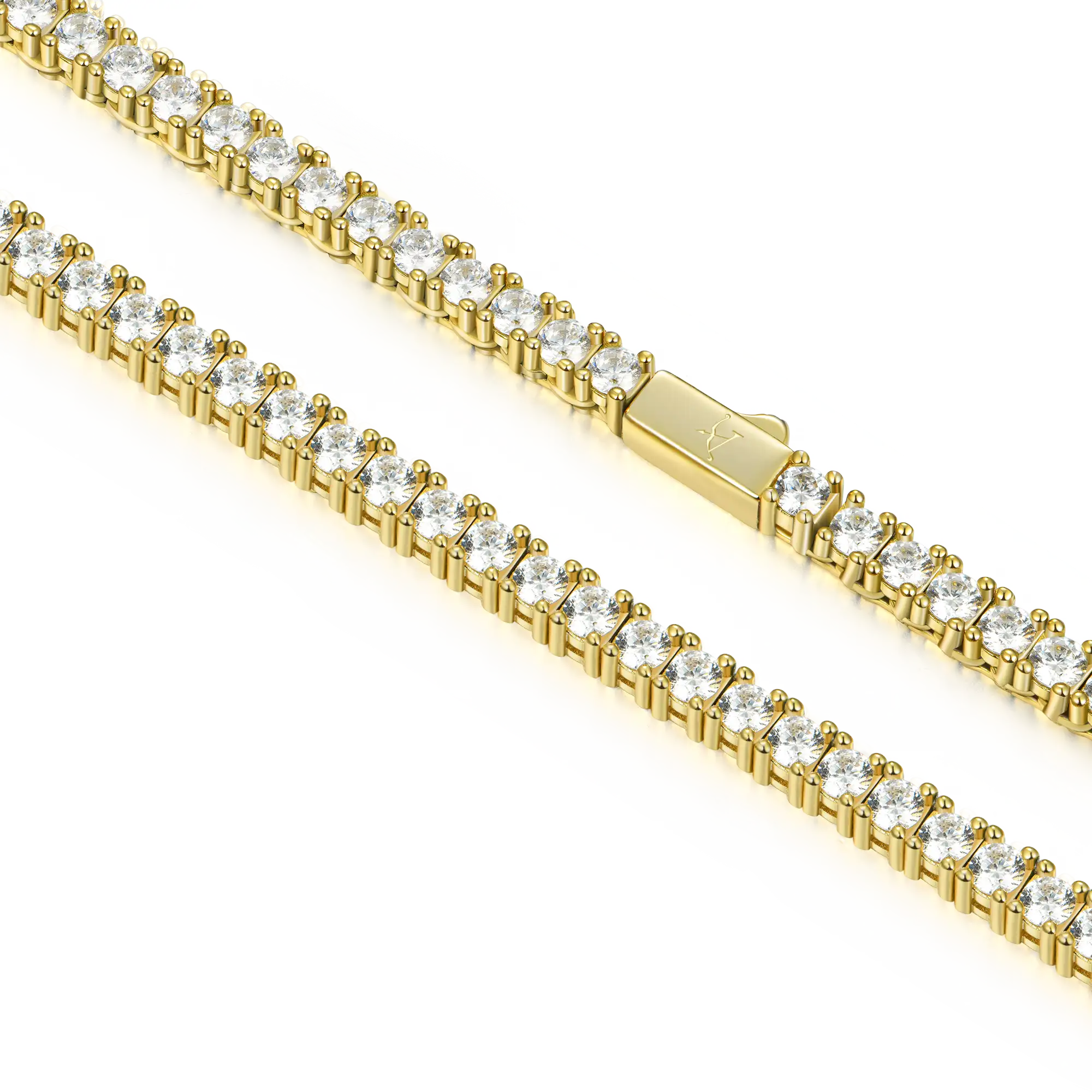 Youth Iced Tennis Chain - 3mm