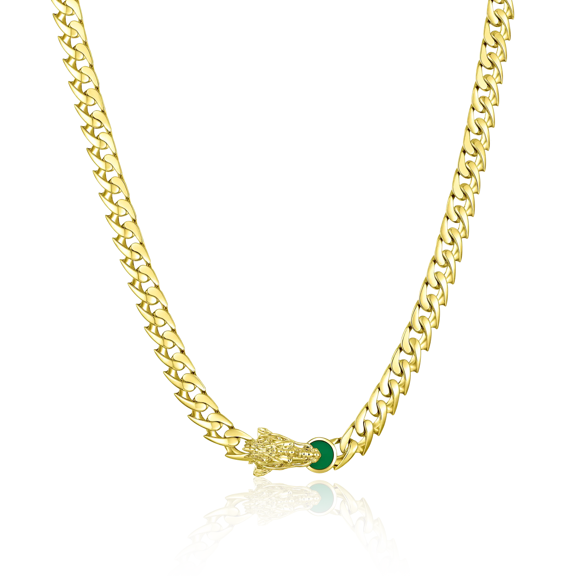 WONG Ⅱ Ridge Miami Cuban Curb Chain - 8mm