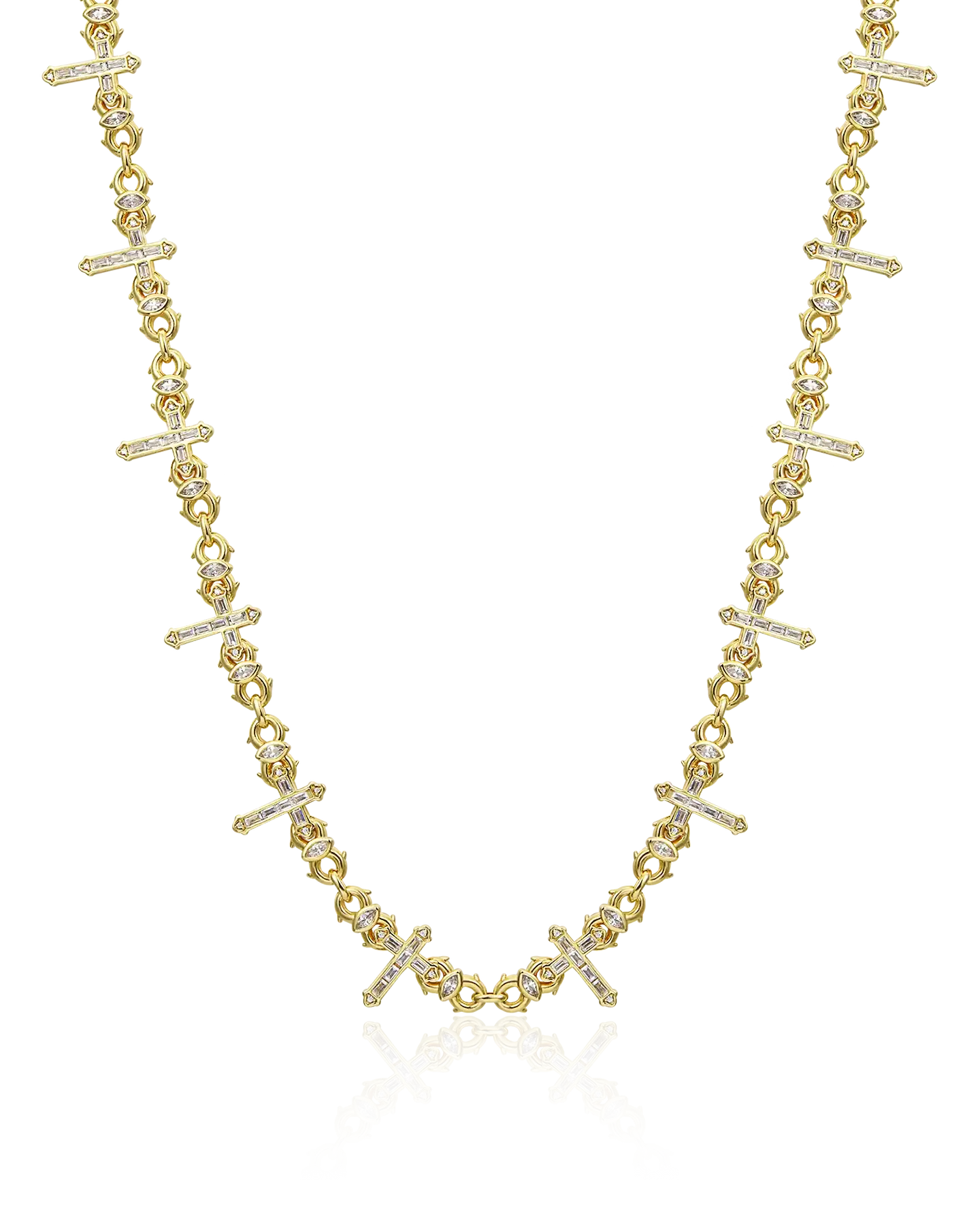 Cross Of Thorns Infinity Chain - 6mm