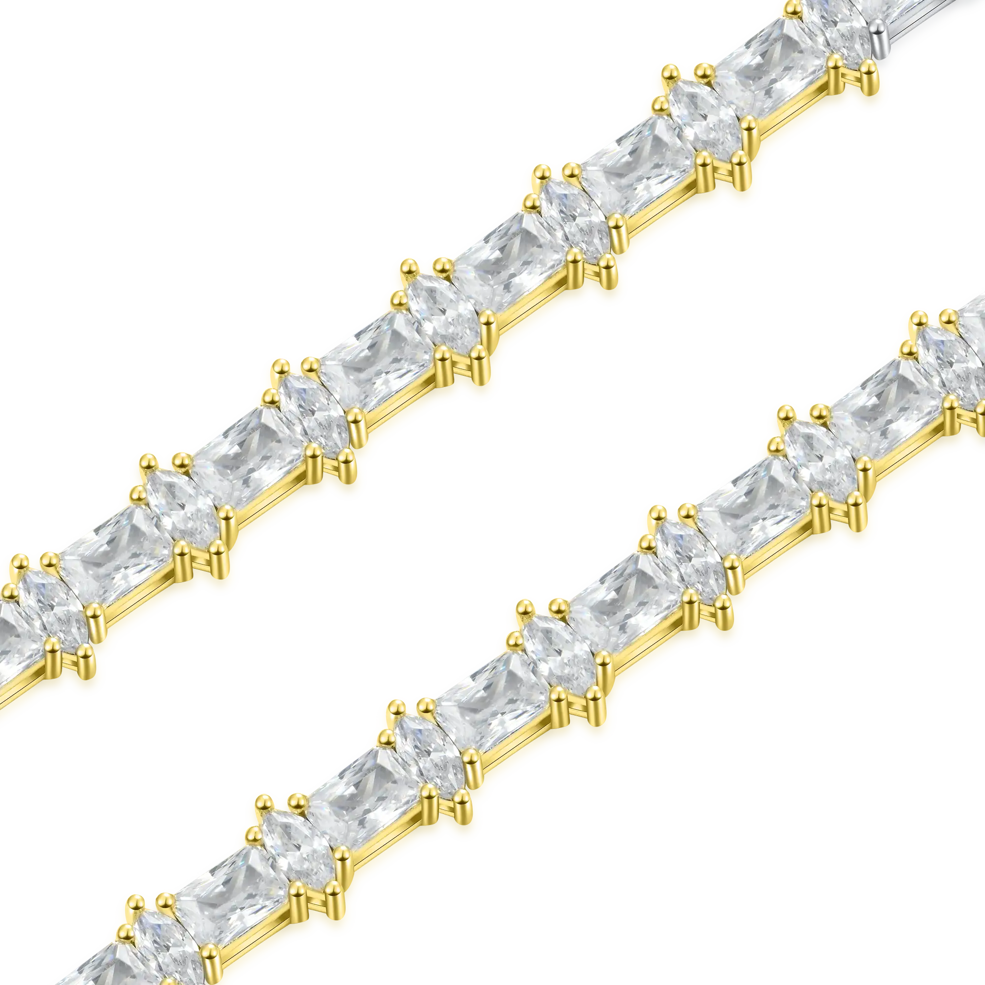 Moissanite Refined Luster Tennis Chain - 6mm