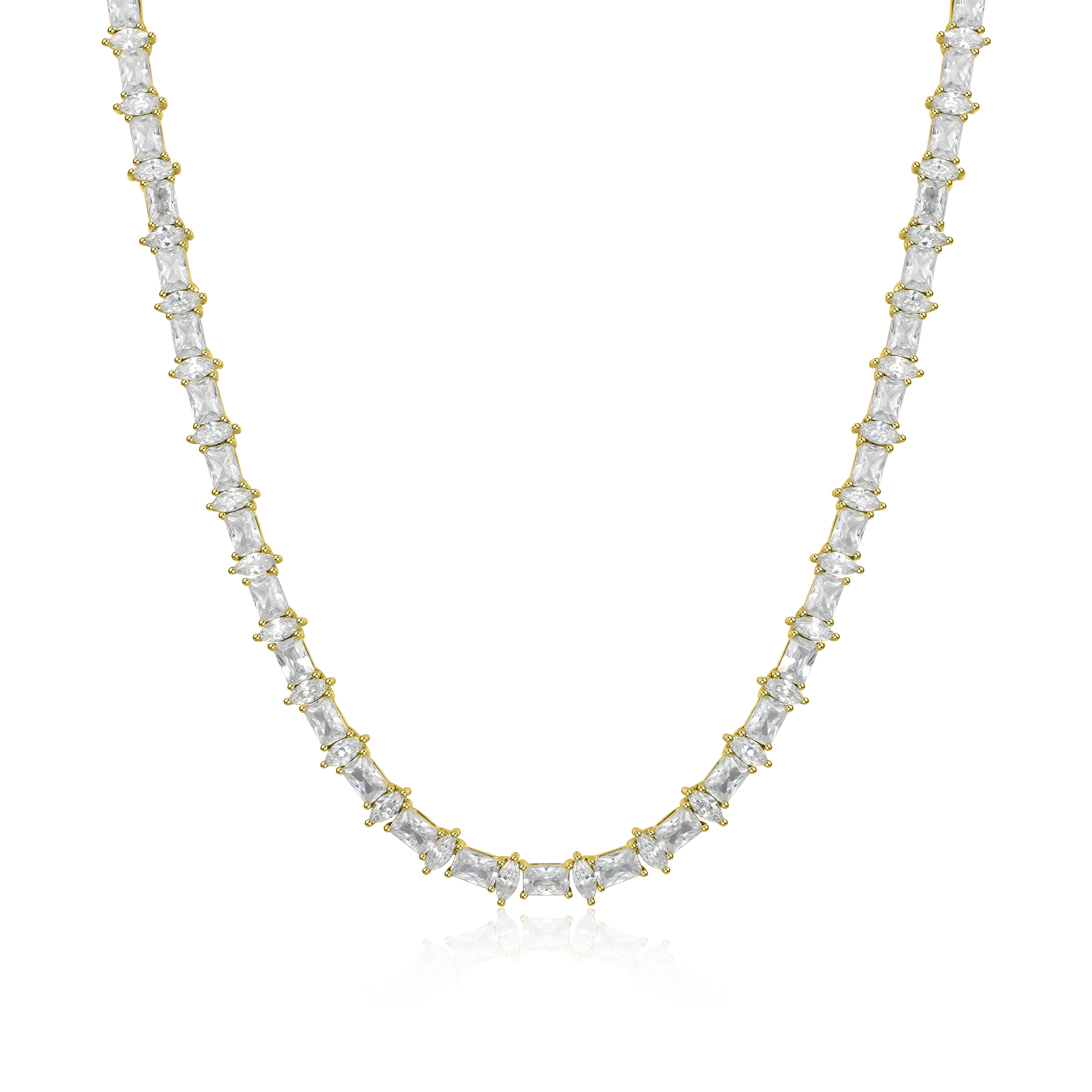 Refined Luster Tennis Chain - 6mm
