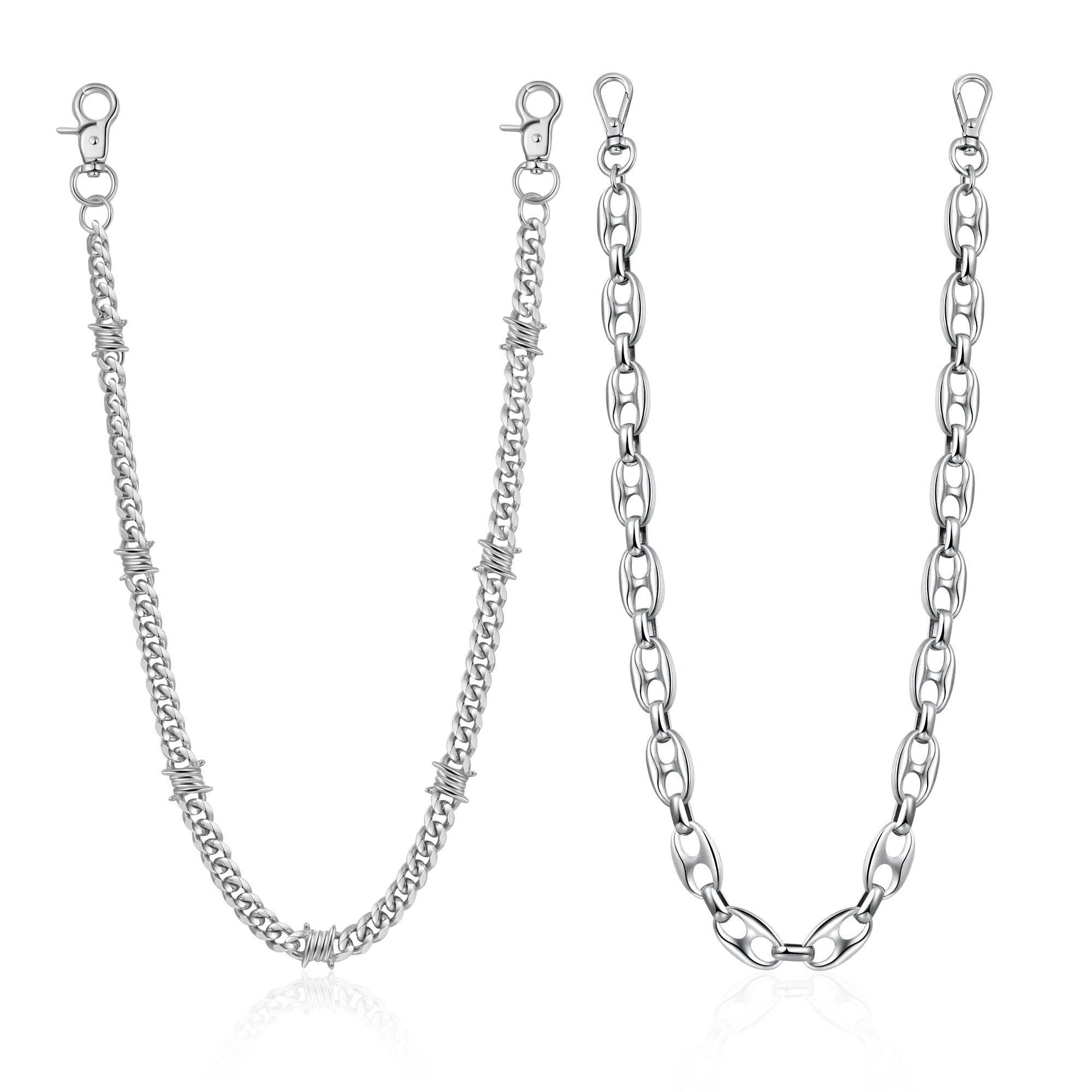 Thorned Cuban & G-Link Wallet Chain Bundle