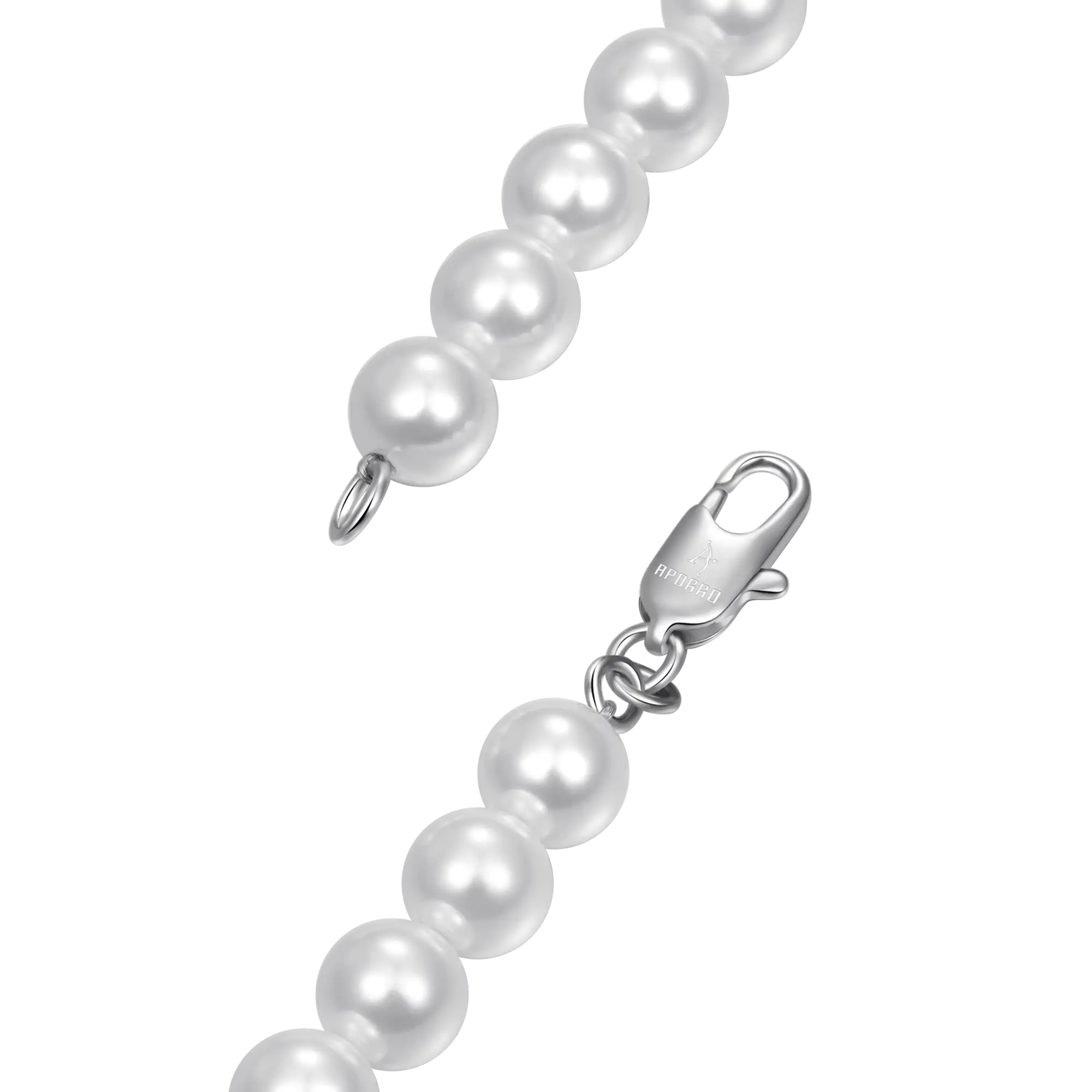 Moissanite Trove Orbit Pearl Chain - 8mm