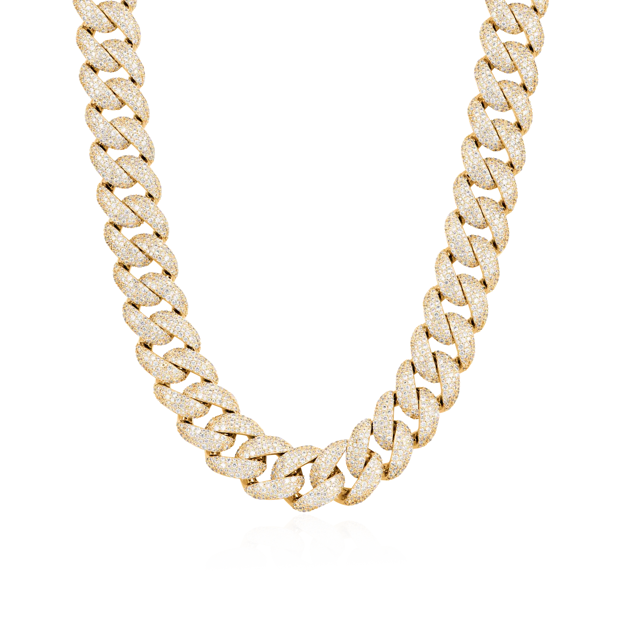 Round Cut Cuban Link Chain - 19mm