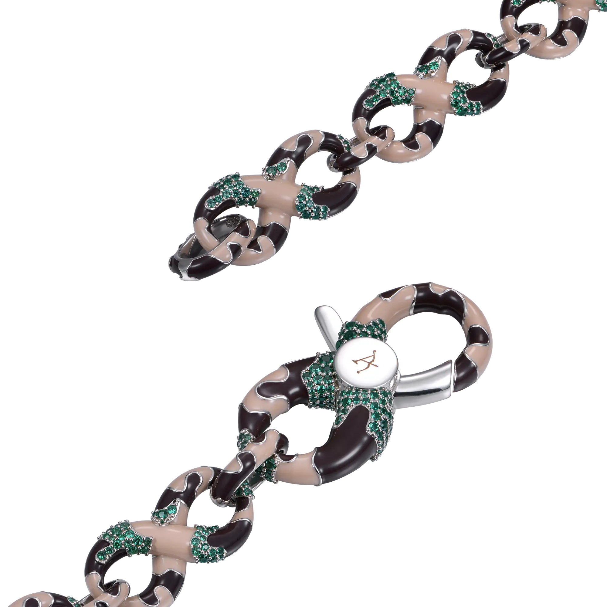 Infinity OG Camo Enamel Link Necklace & Wallet Chain