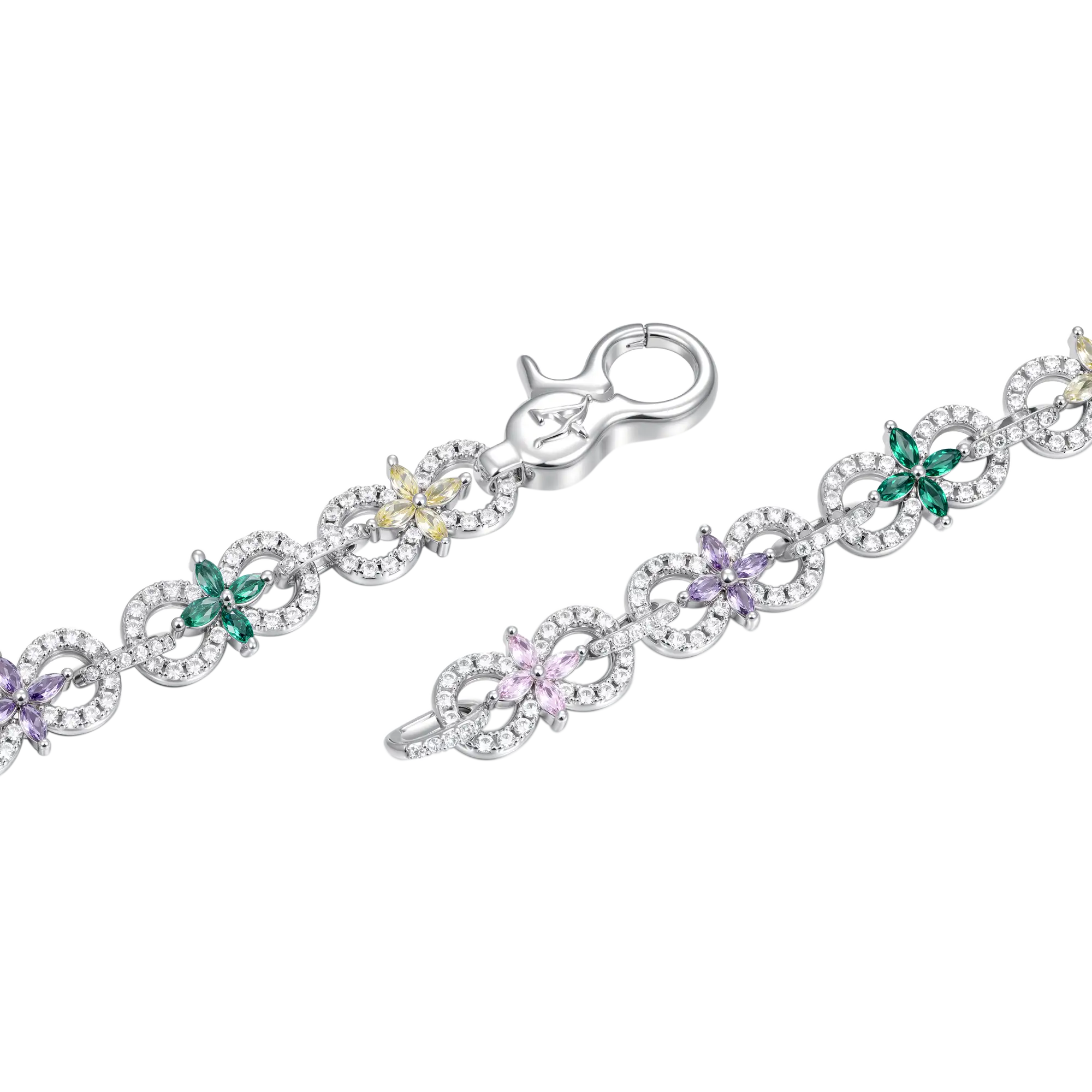 Infinity Four-Leaf Clover Chain