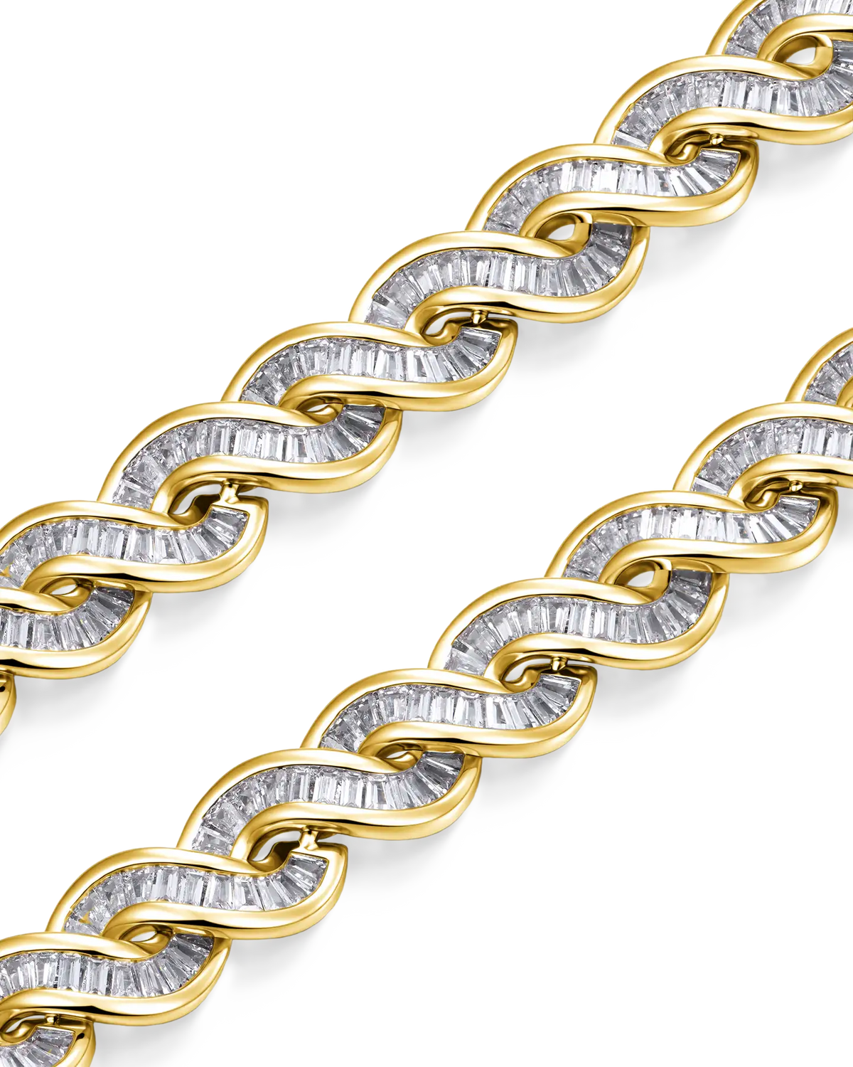 Moissanite APORRO DNA Chain - 8mm