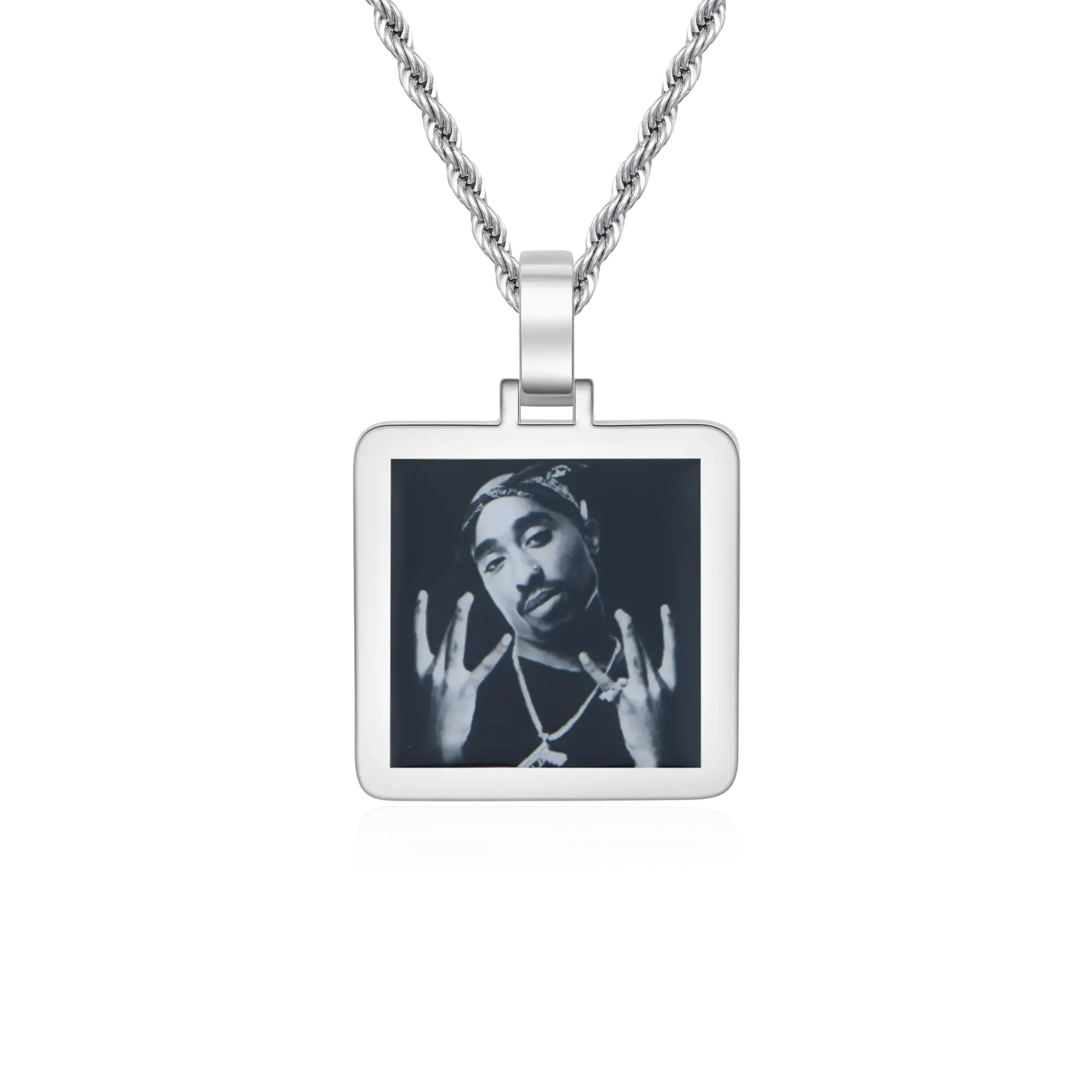 Custom Axis Square Frame Pendant