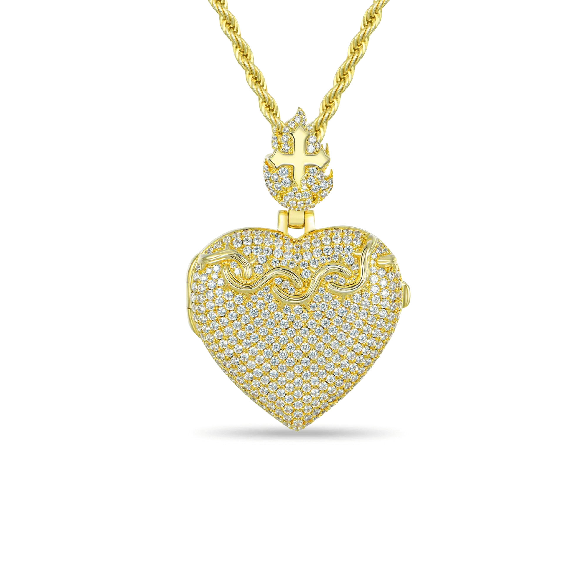 Custom Heart Locket Photo Pendant