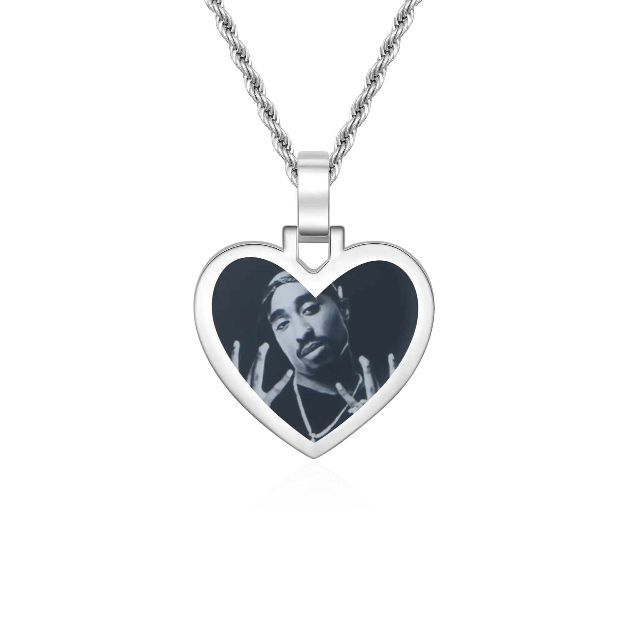 Custom Locket Heart Frame Pendant