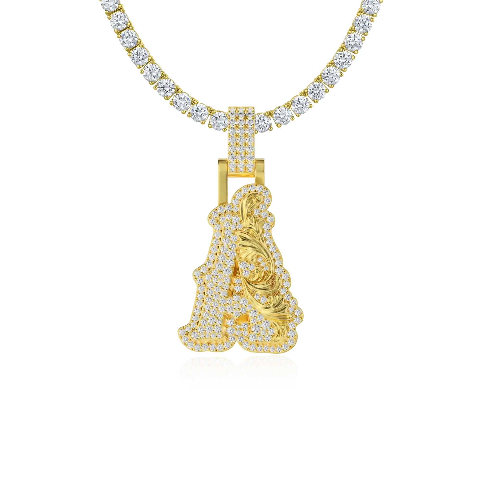 Custom Scroll Script Pendant