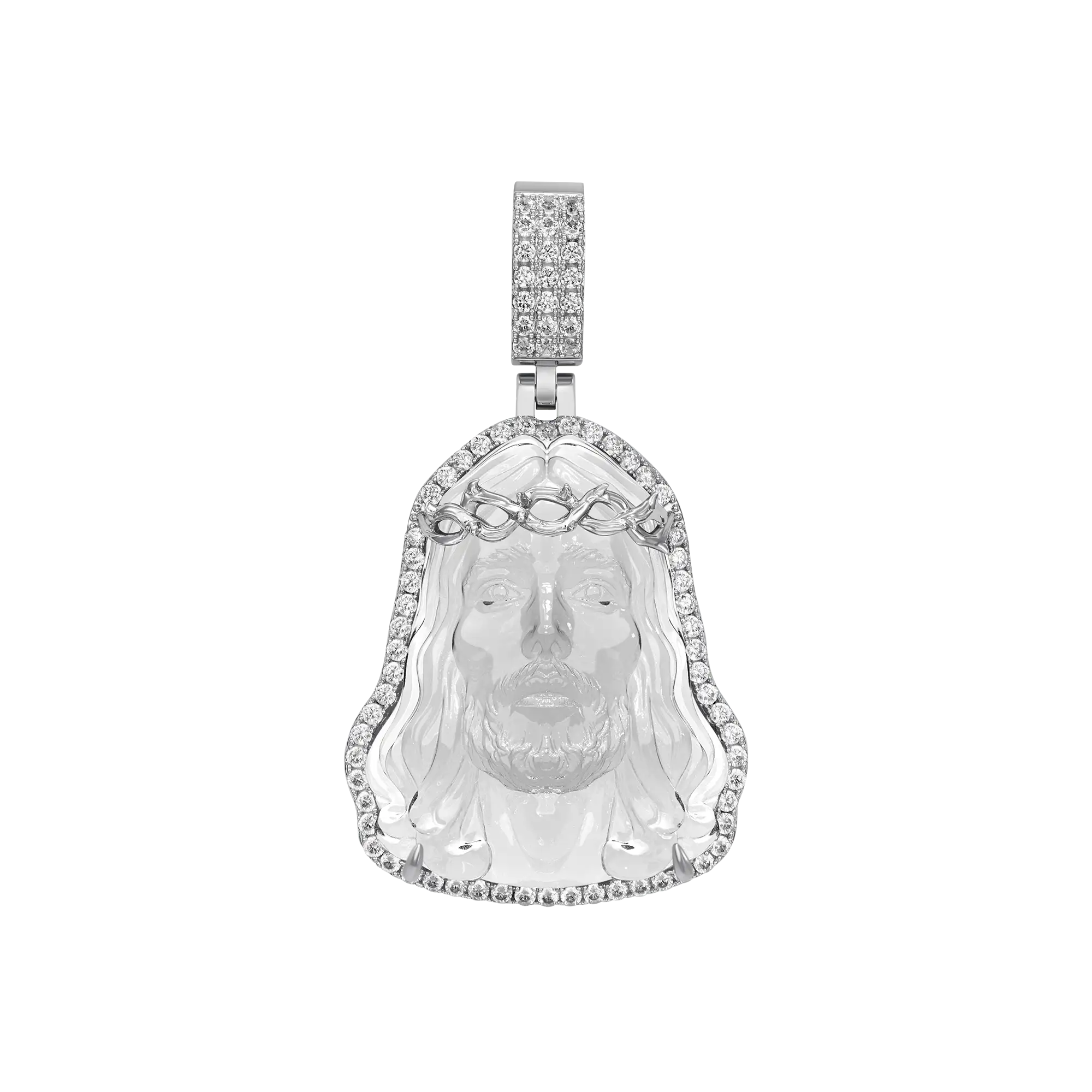 Arcenciel Gospel Transparent Jesus Pendant