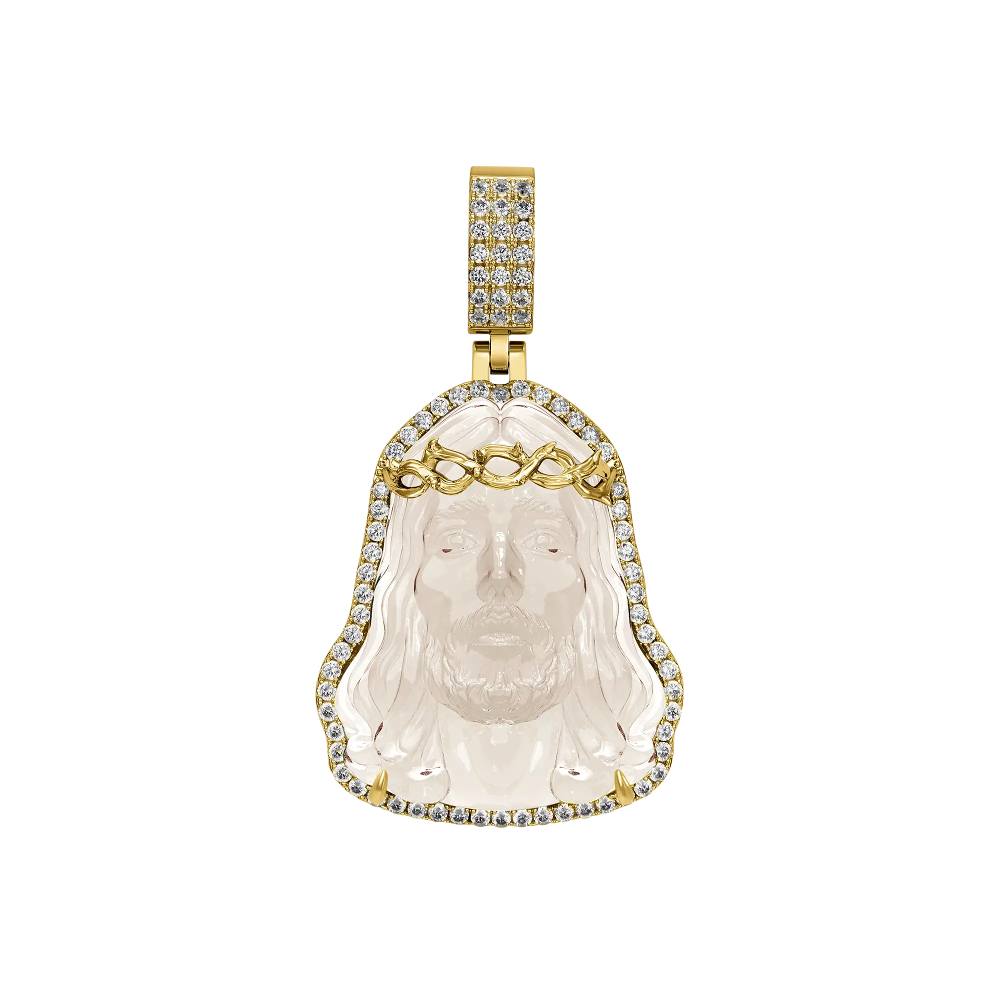Arcenciel Gospel Transparent Jesus Pendant