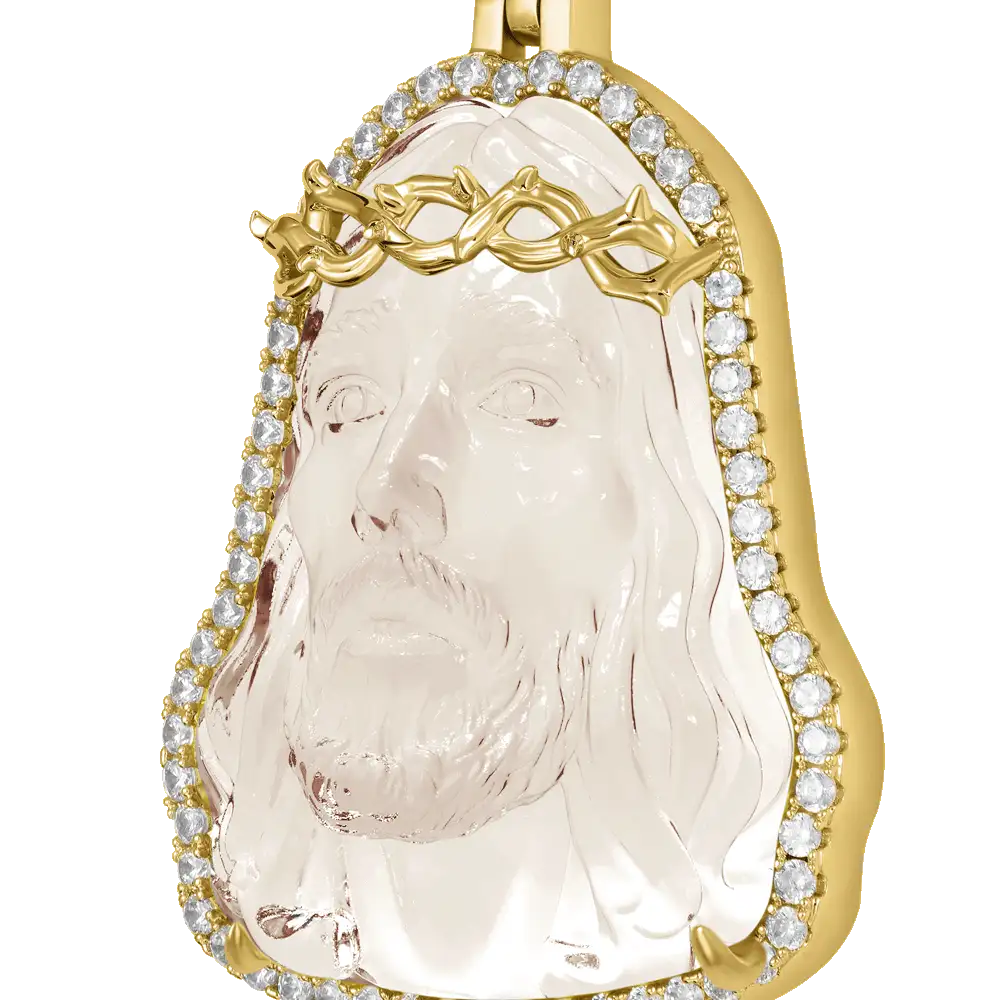 Arcenciel Gospel Transparent Jesus Pendant