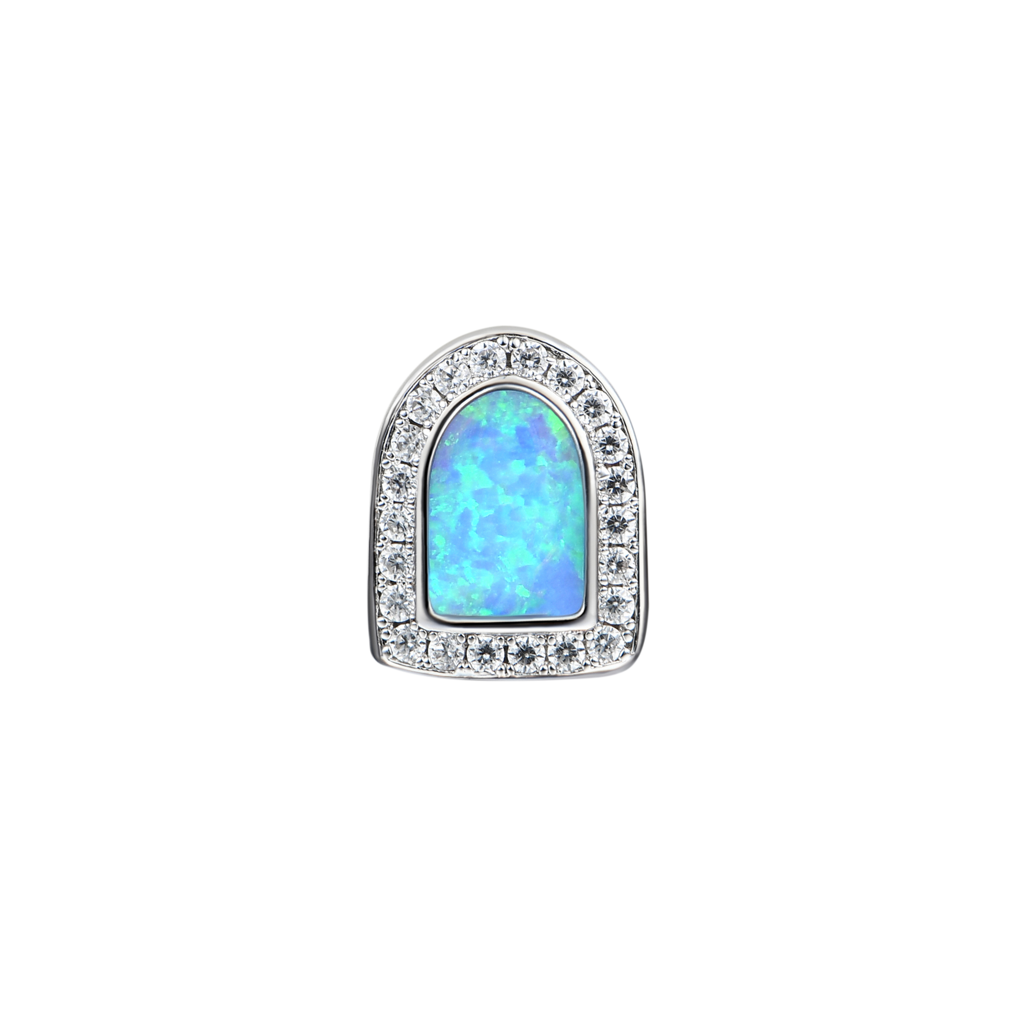 Pre-made Single/Double Cap Opal Grillz