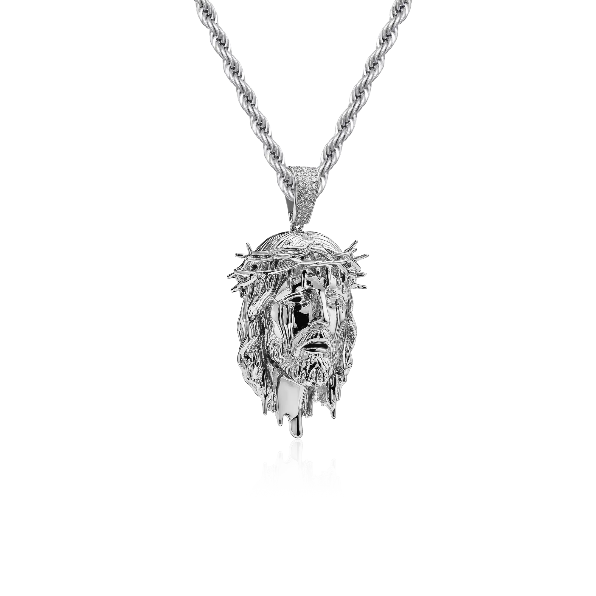 Drip Messiah - Pray Real Jesus Pendant - 38mm