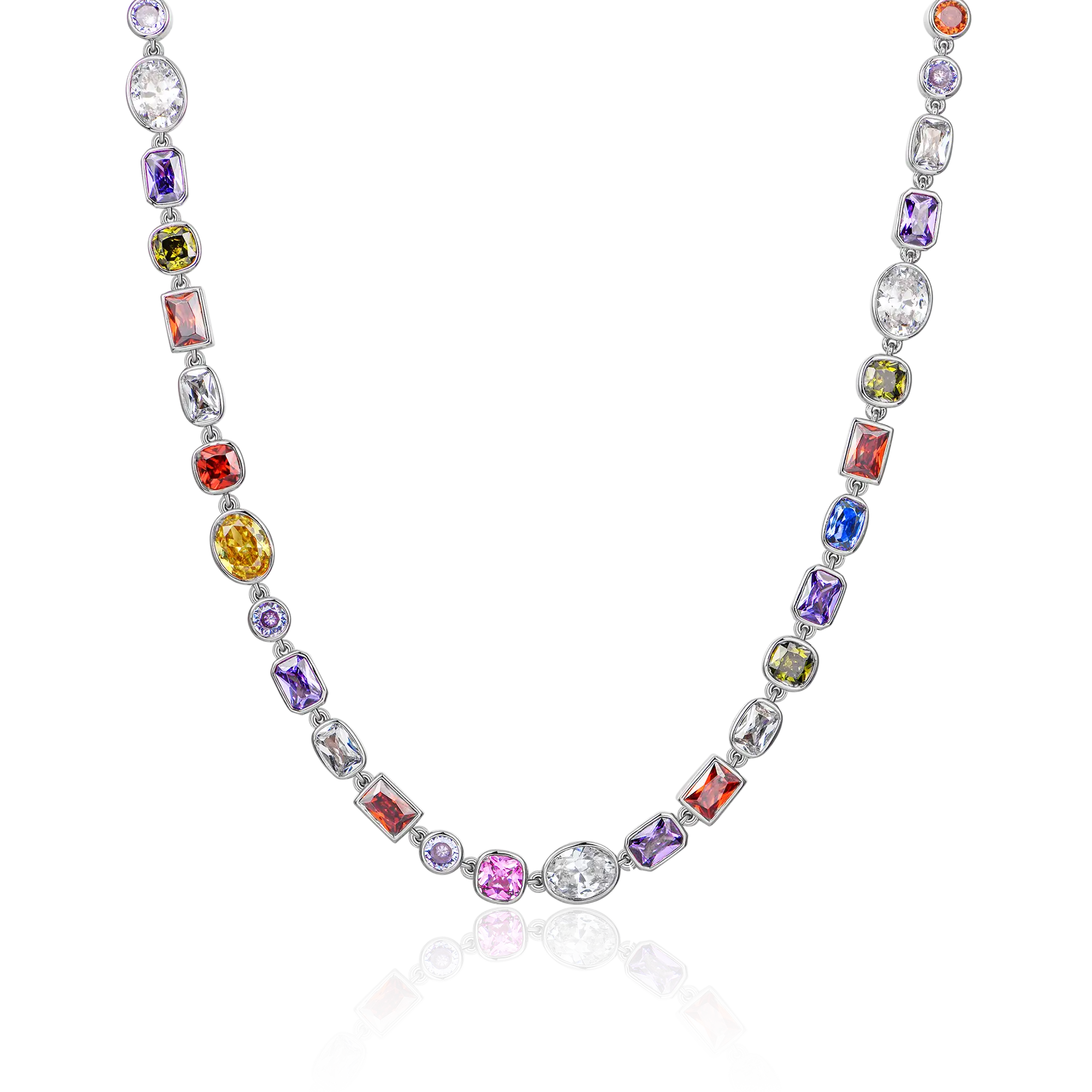 Infinity Gem Interlaced Necklace Chain - 6mm