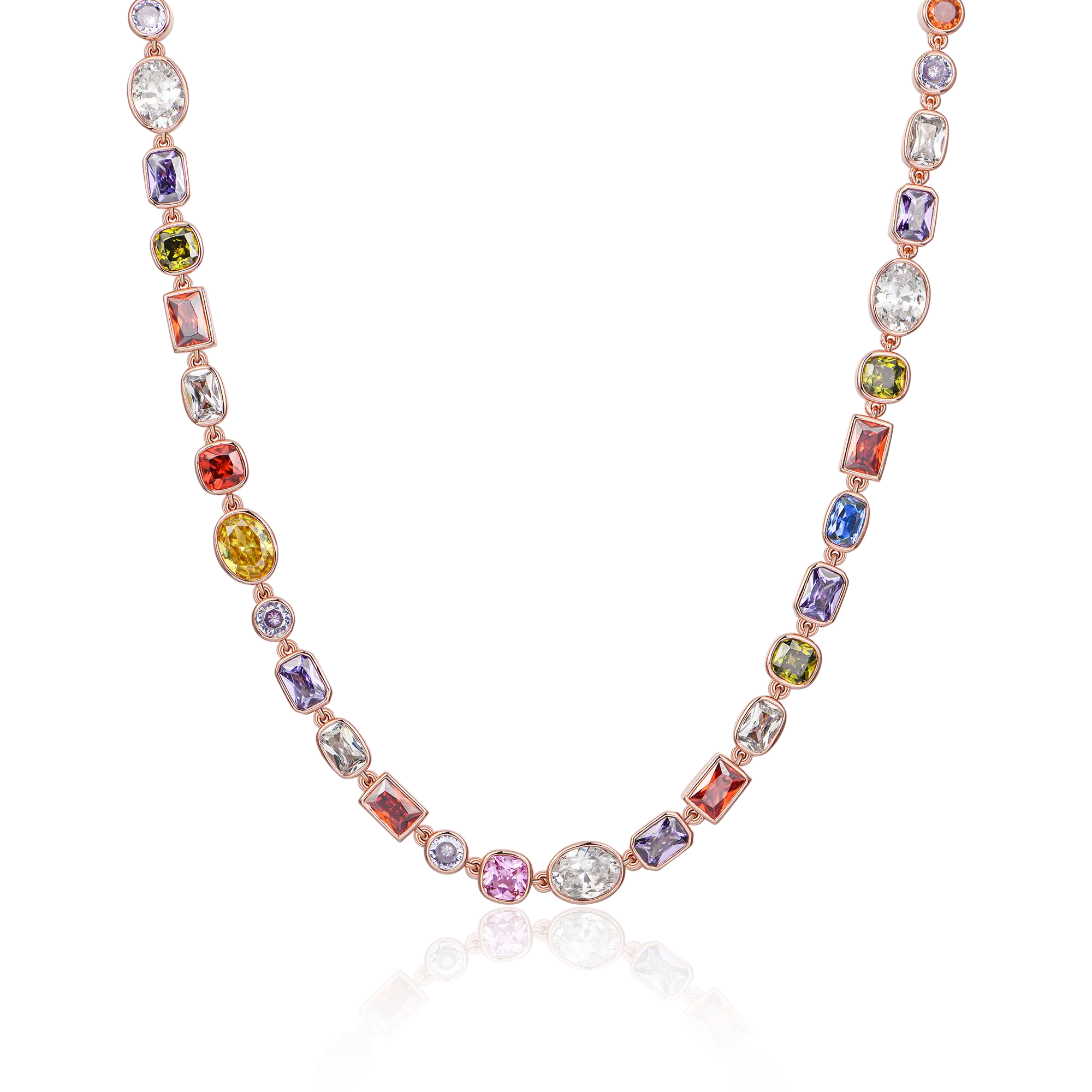 Infinity Gem Interlaced Necklace Chain - 6mm