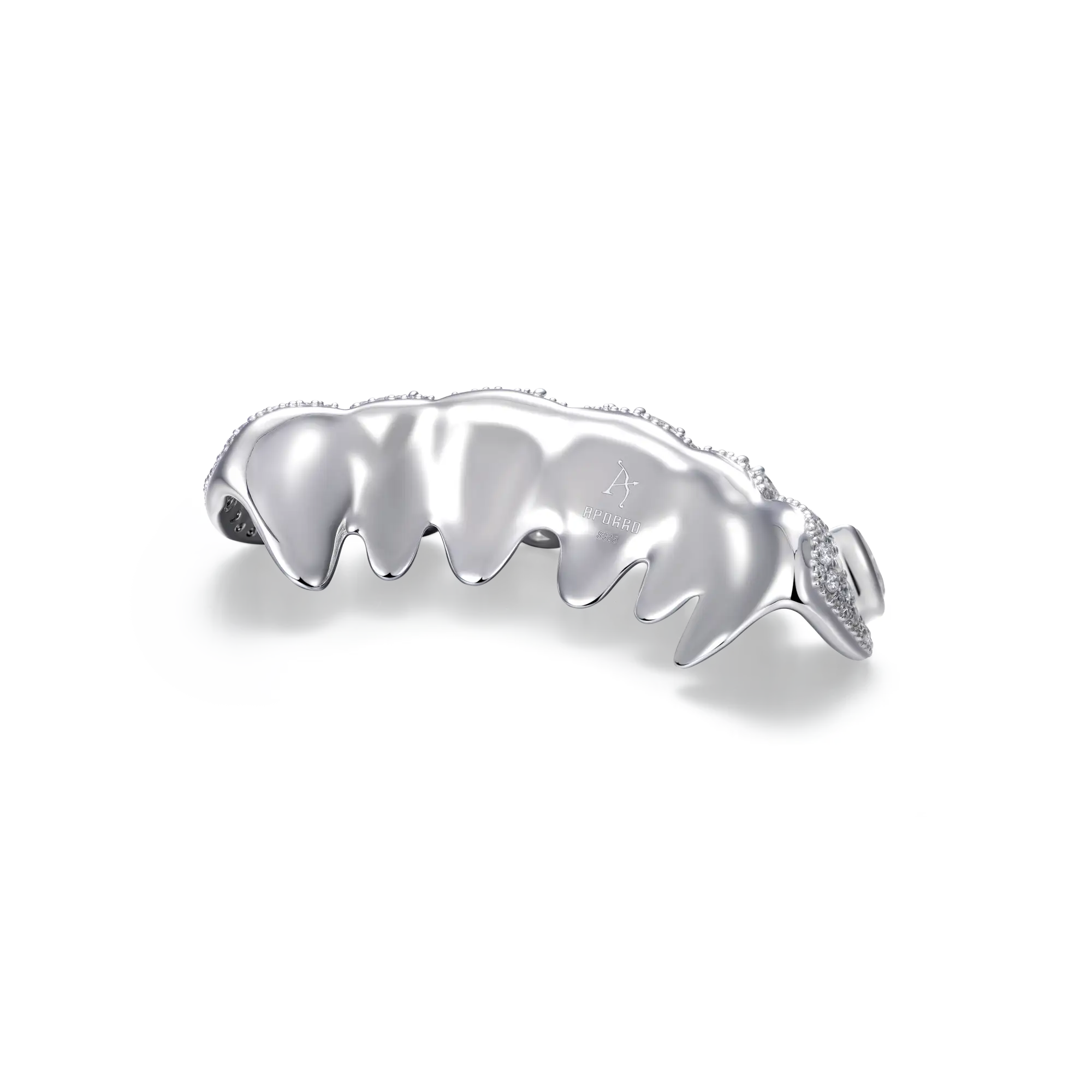 Custom-Cut Mixed-Stone Grillz