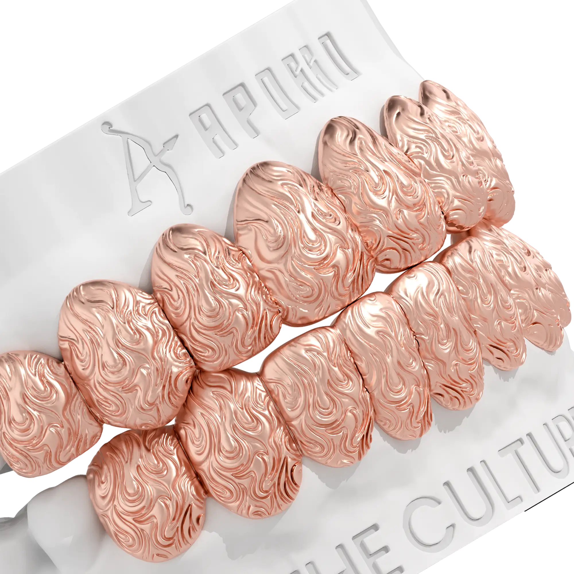 Custom Molten Flame Grillz