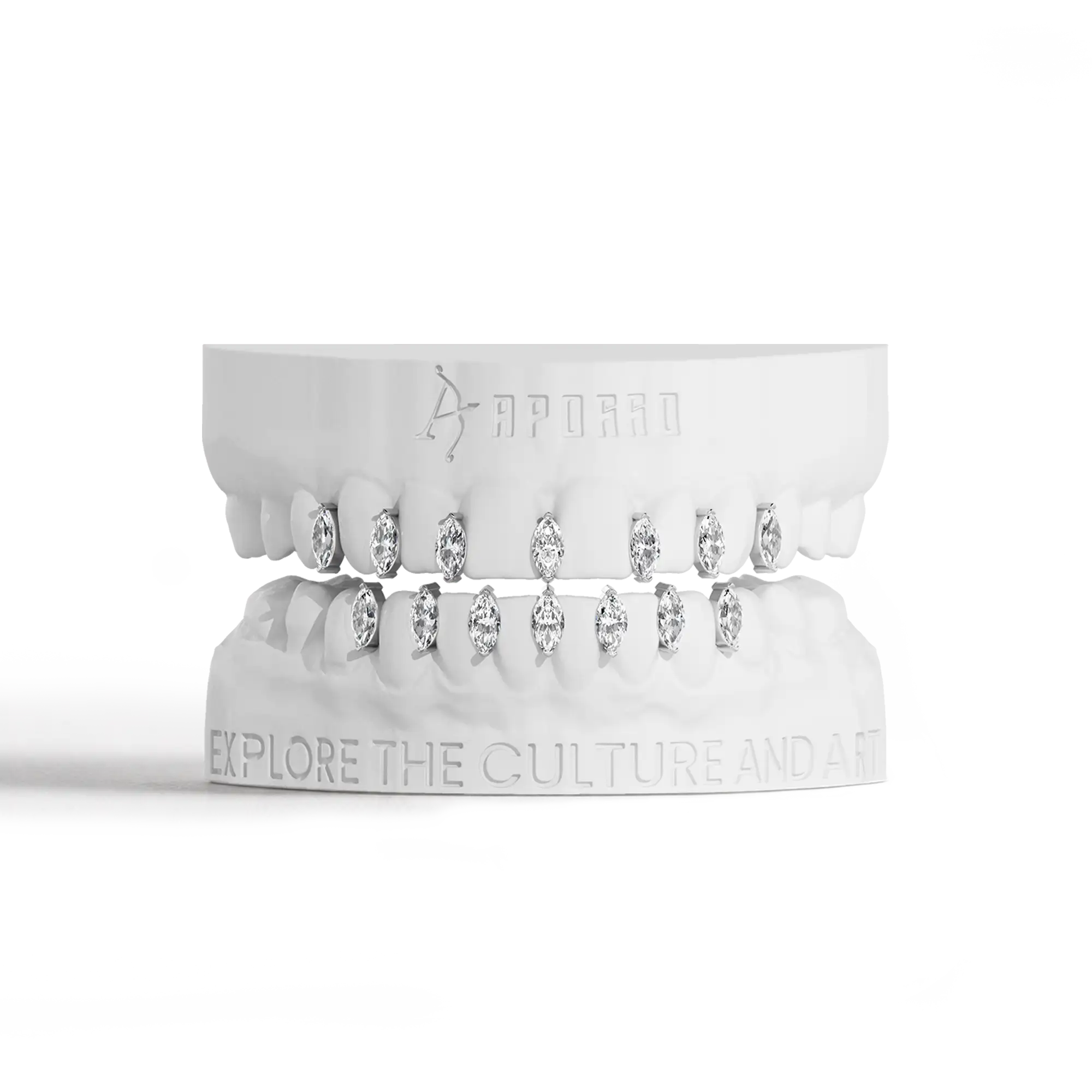 Custom Marquise Blade Gap Grillz