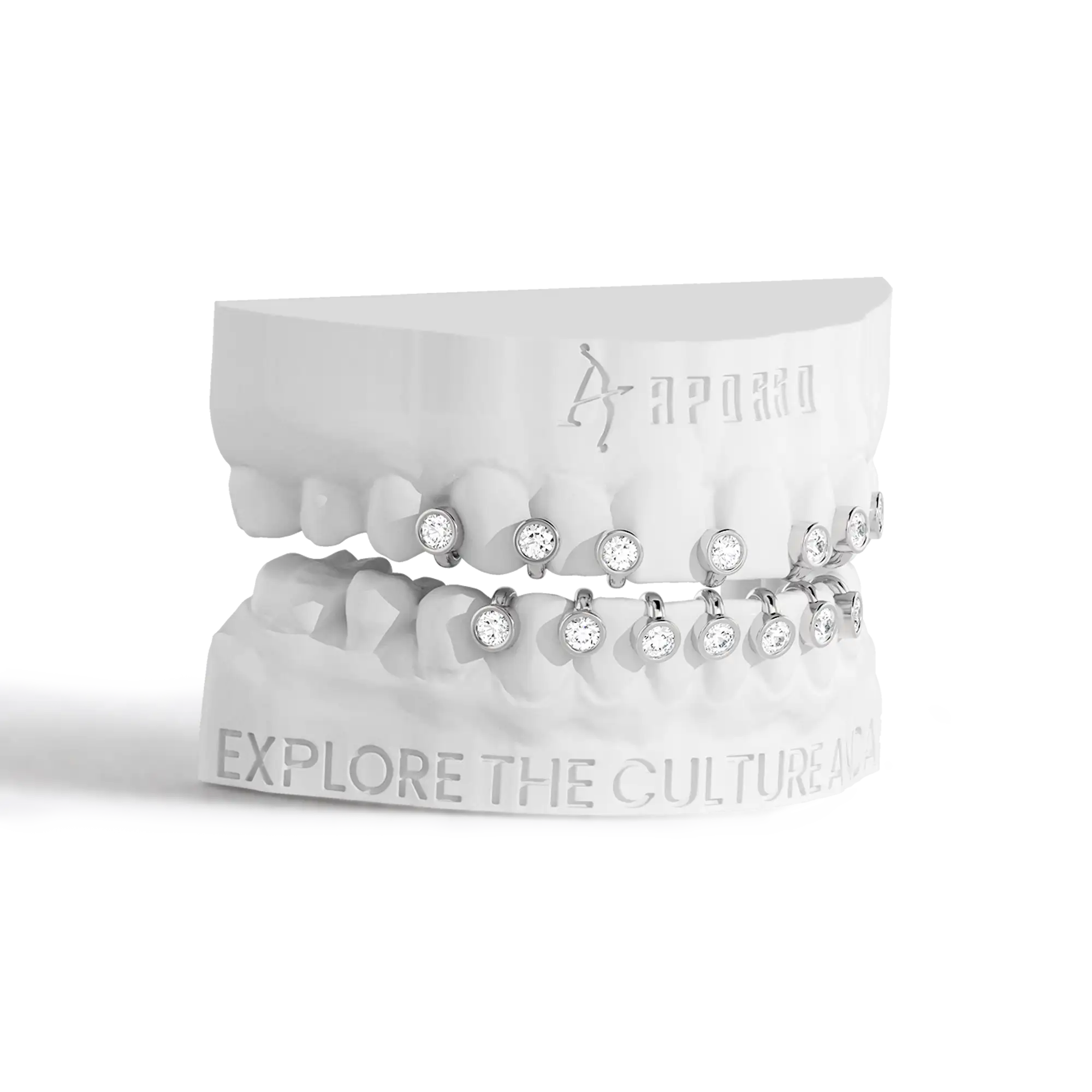 Custom Halo Gap Grillz