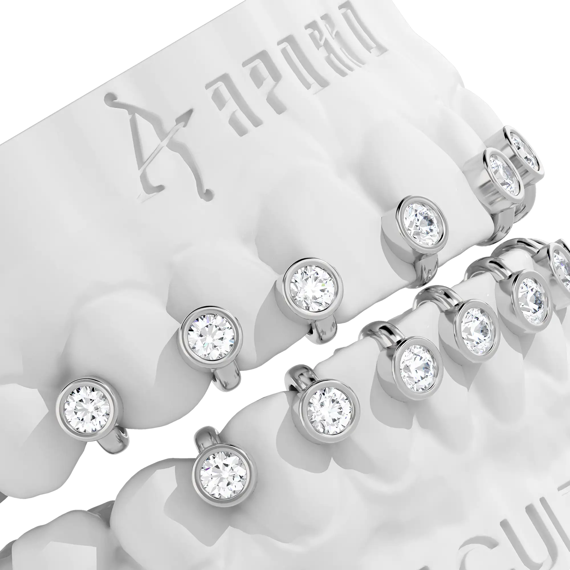 Custom Halo Gap Grillz