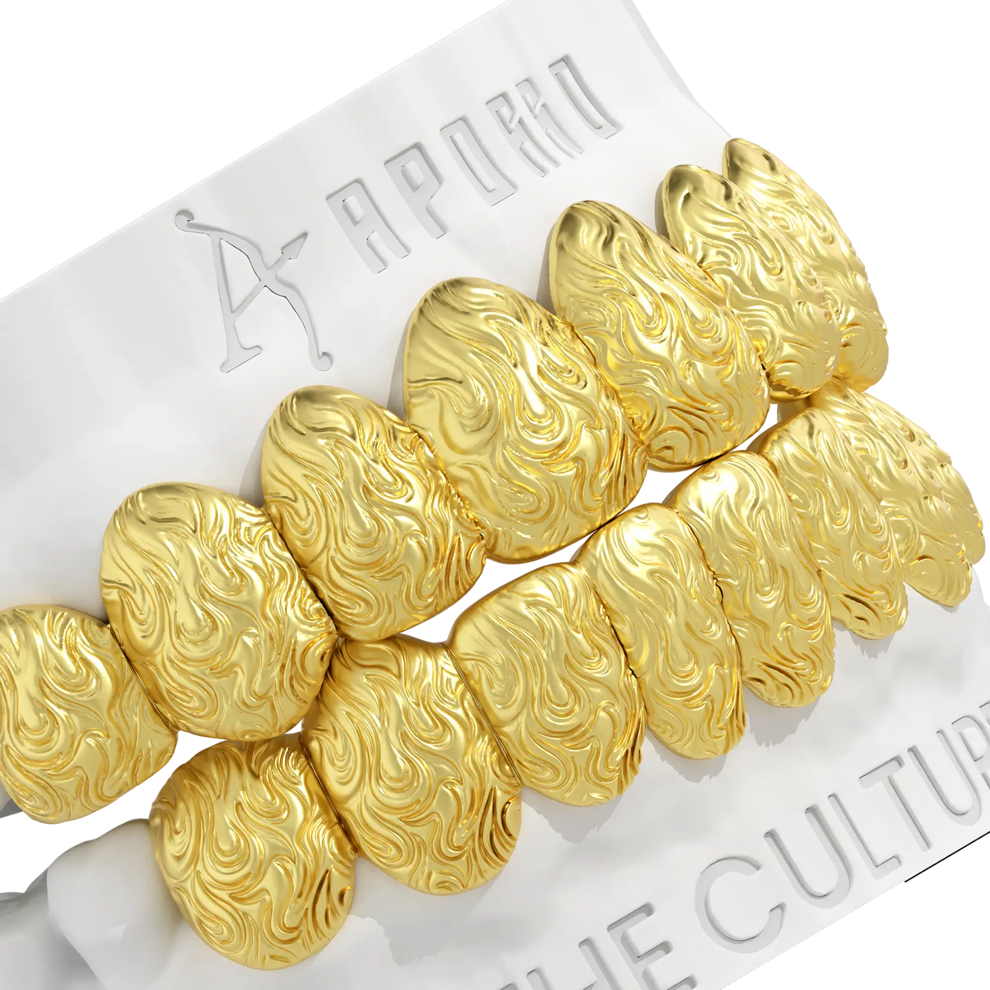 Custom Molten Flame Grillz