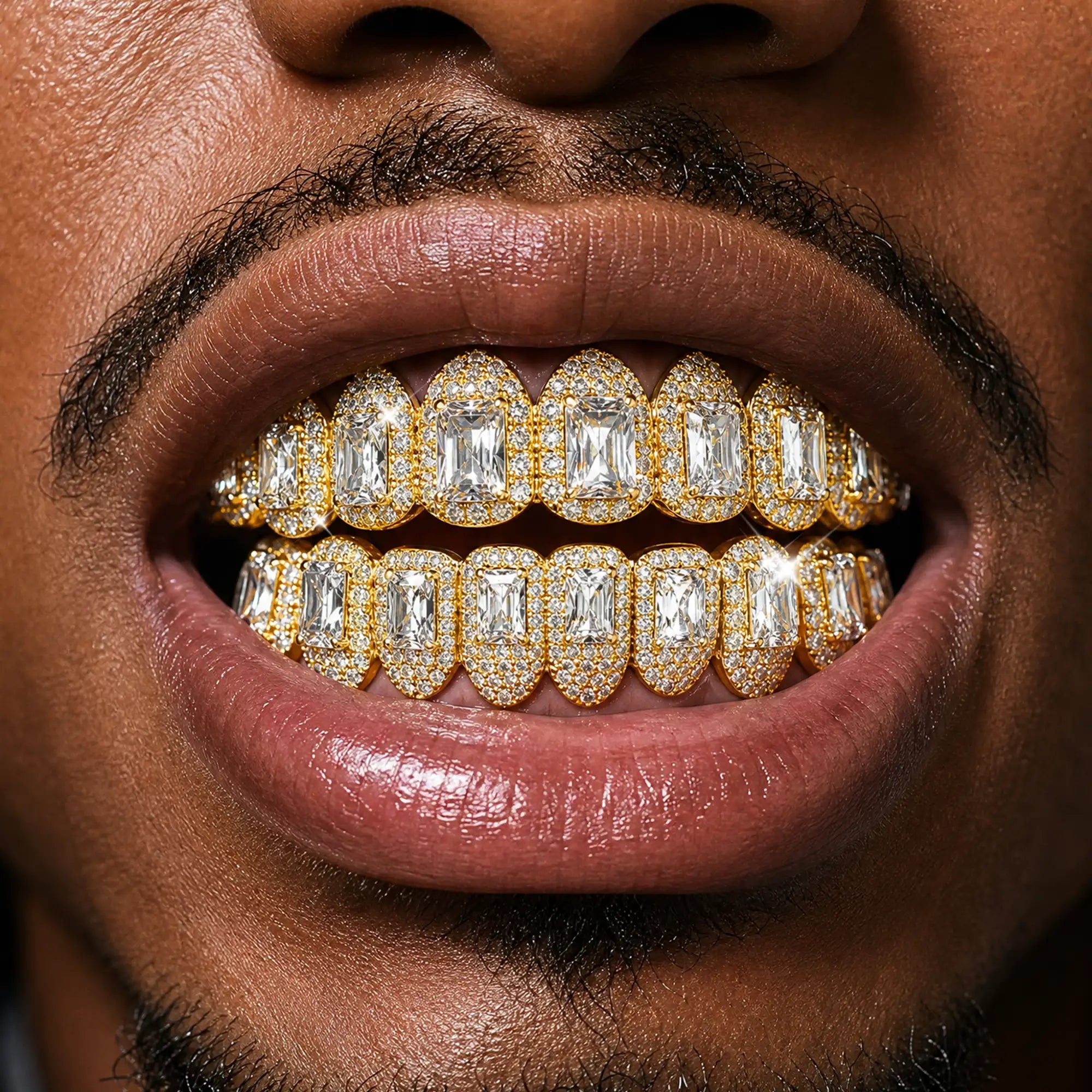 Custom Emerald Frame Grillz